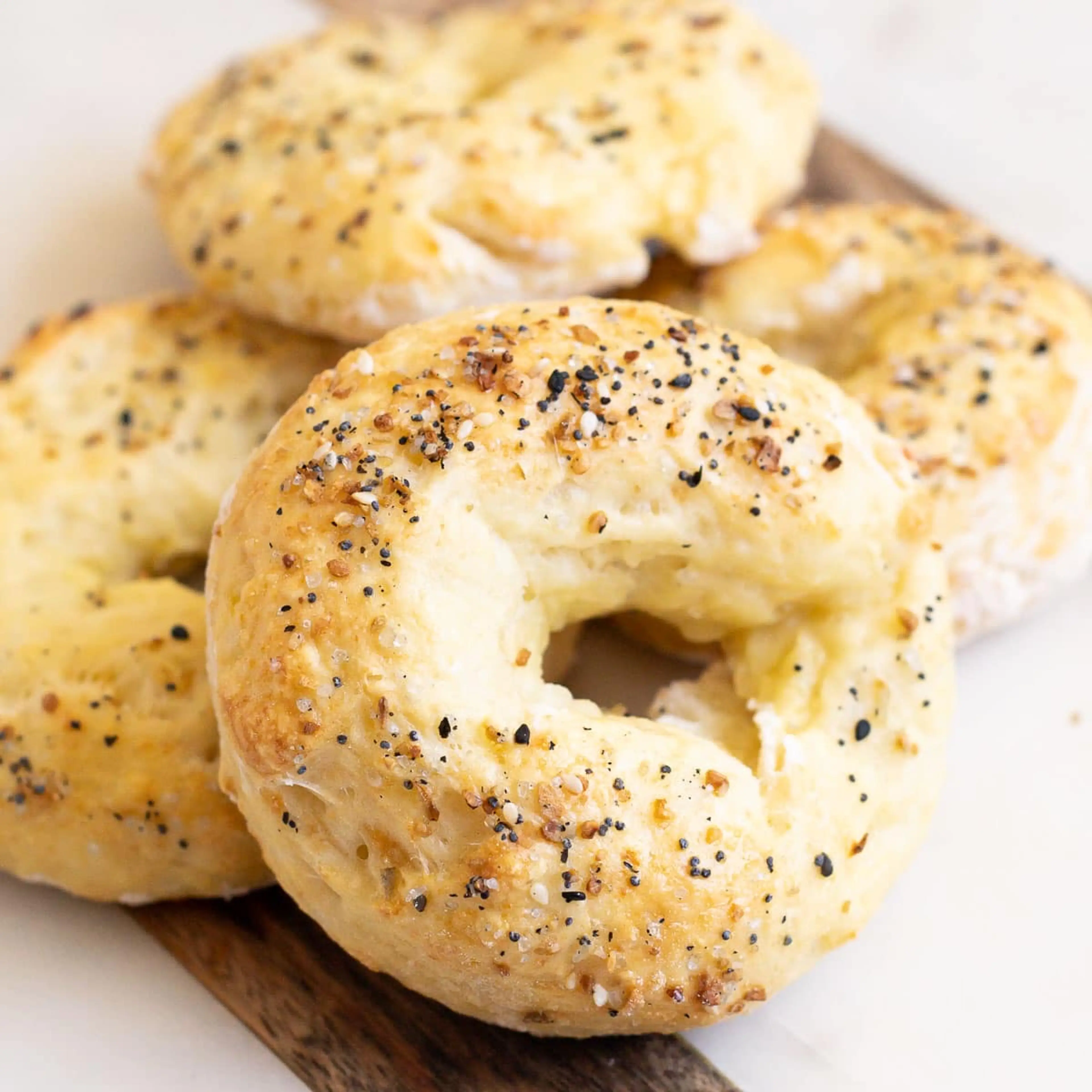 Protein Bagels with Cottage Cheese