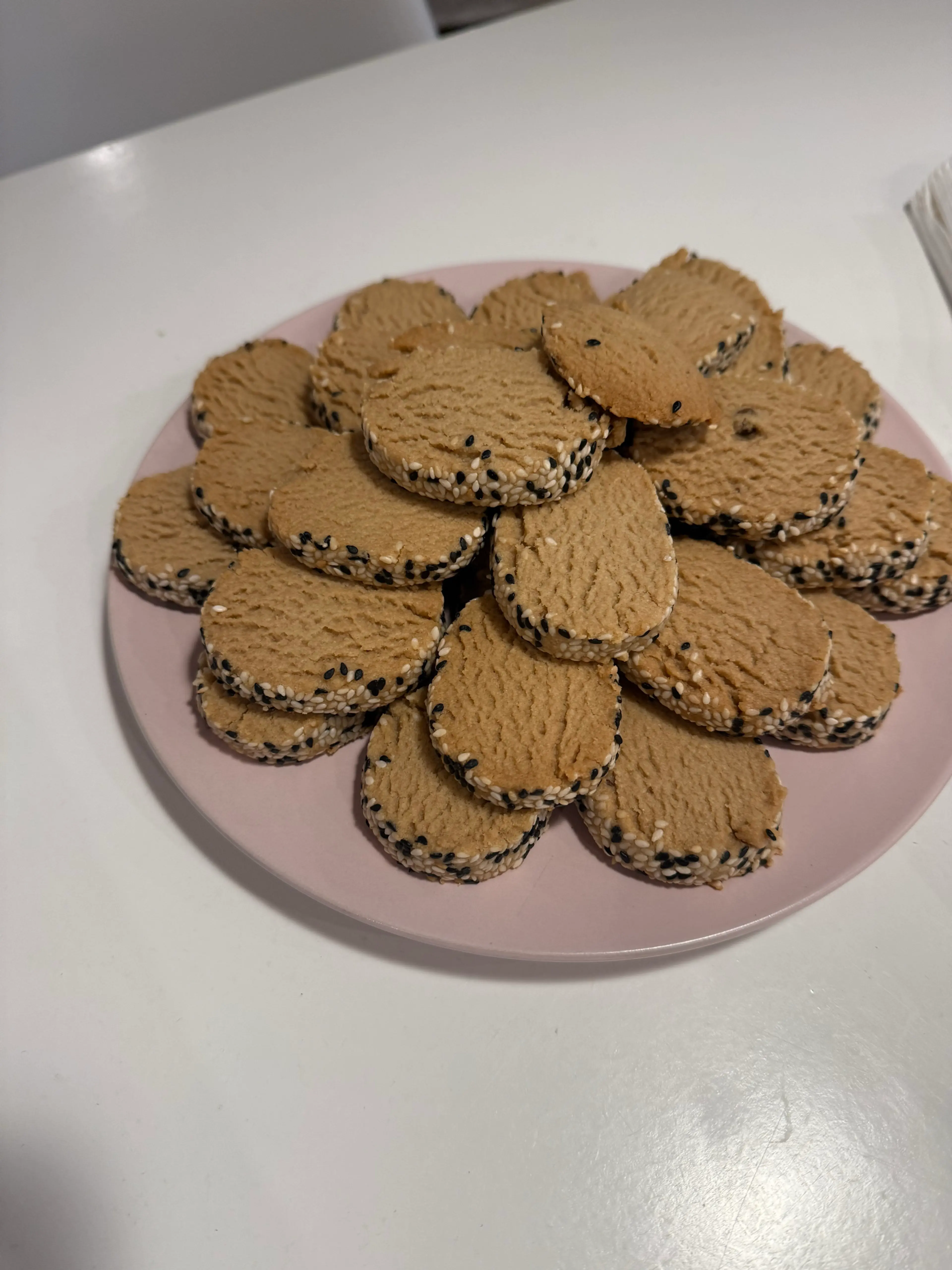 Tahini Shortbread Cookies