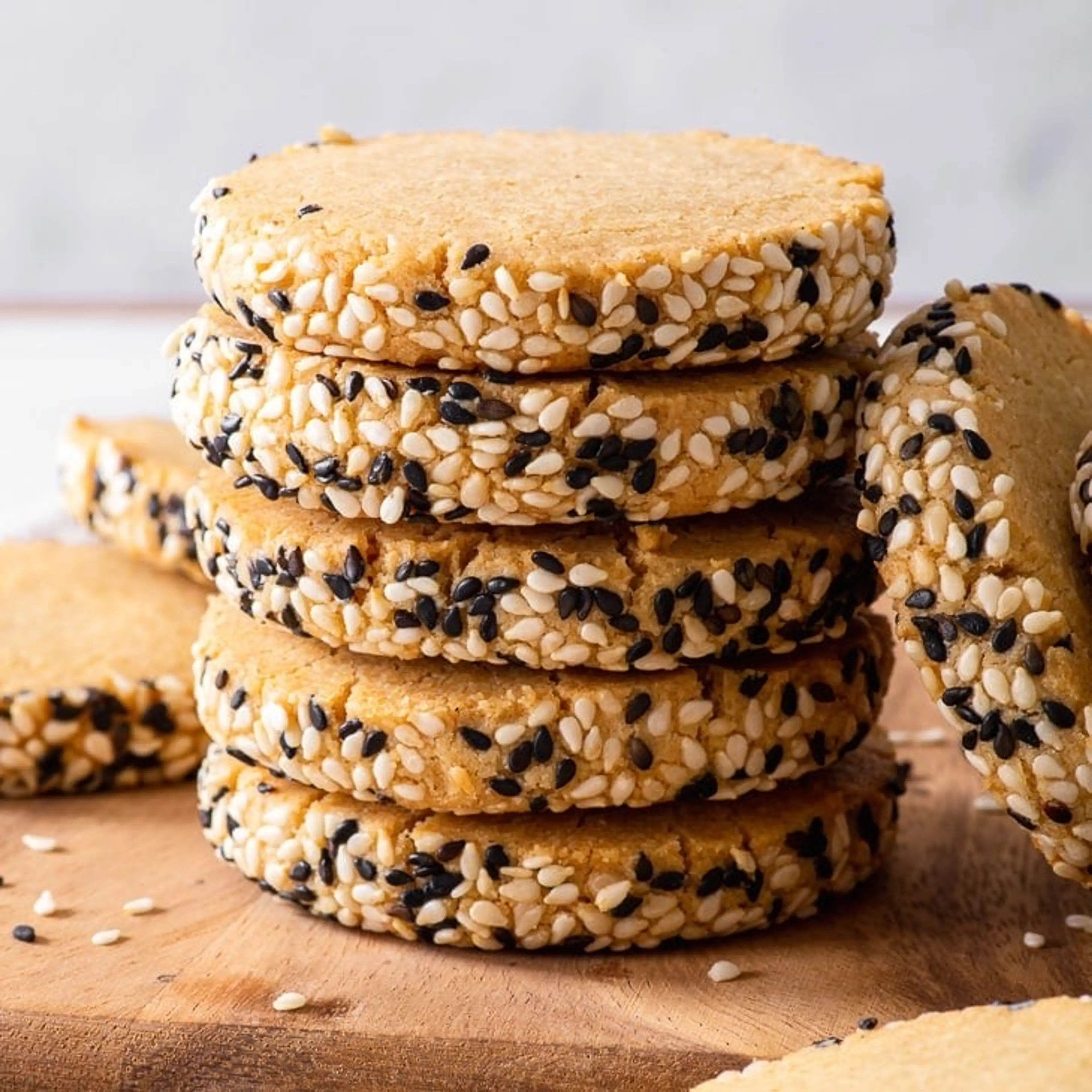Tahini Shortbread Cookies