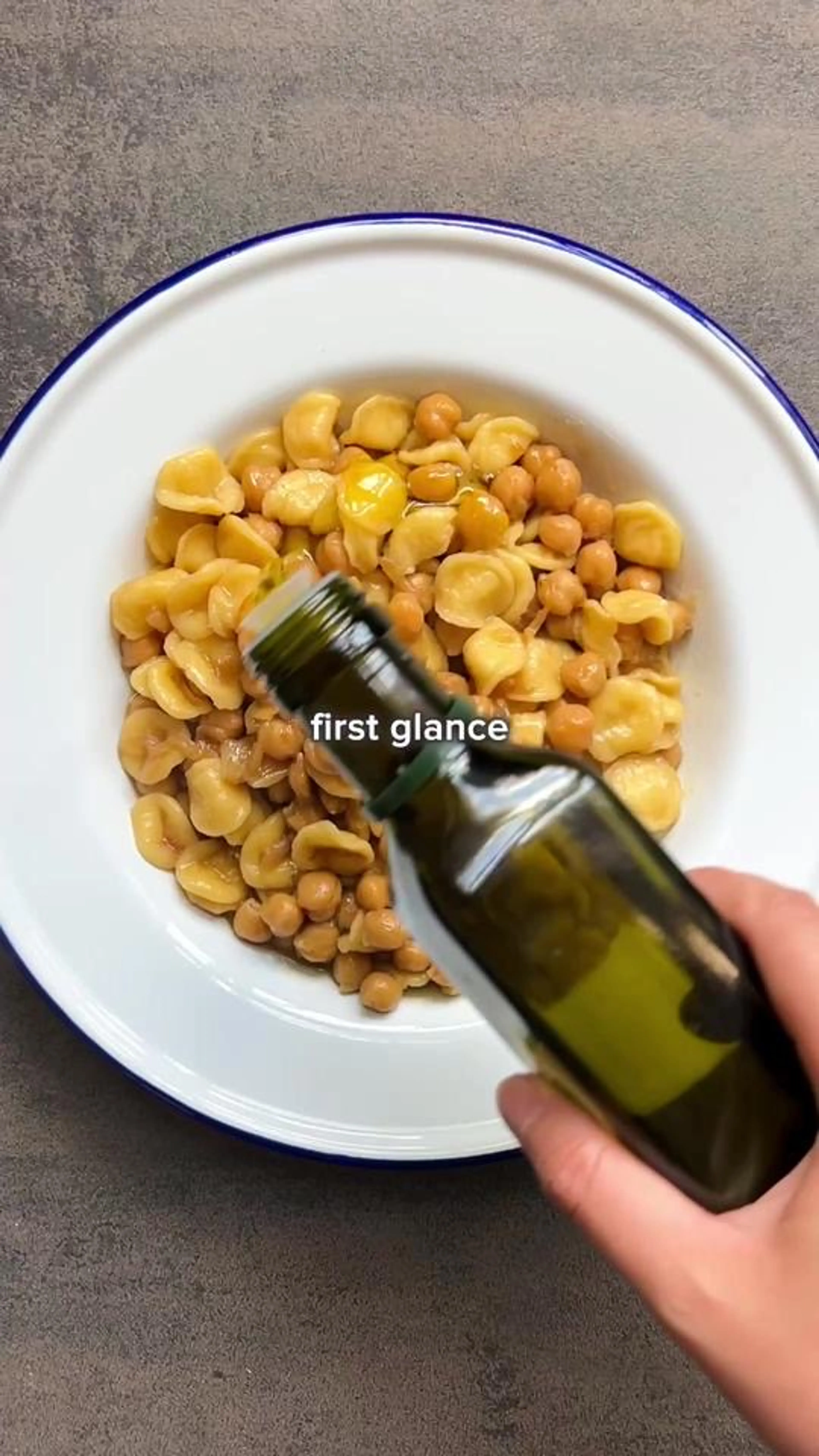 Caramelized Onion Pistachio Chickpea Pasta