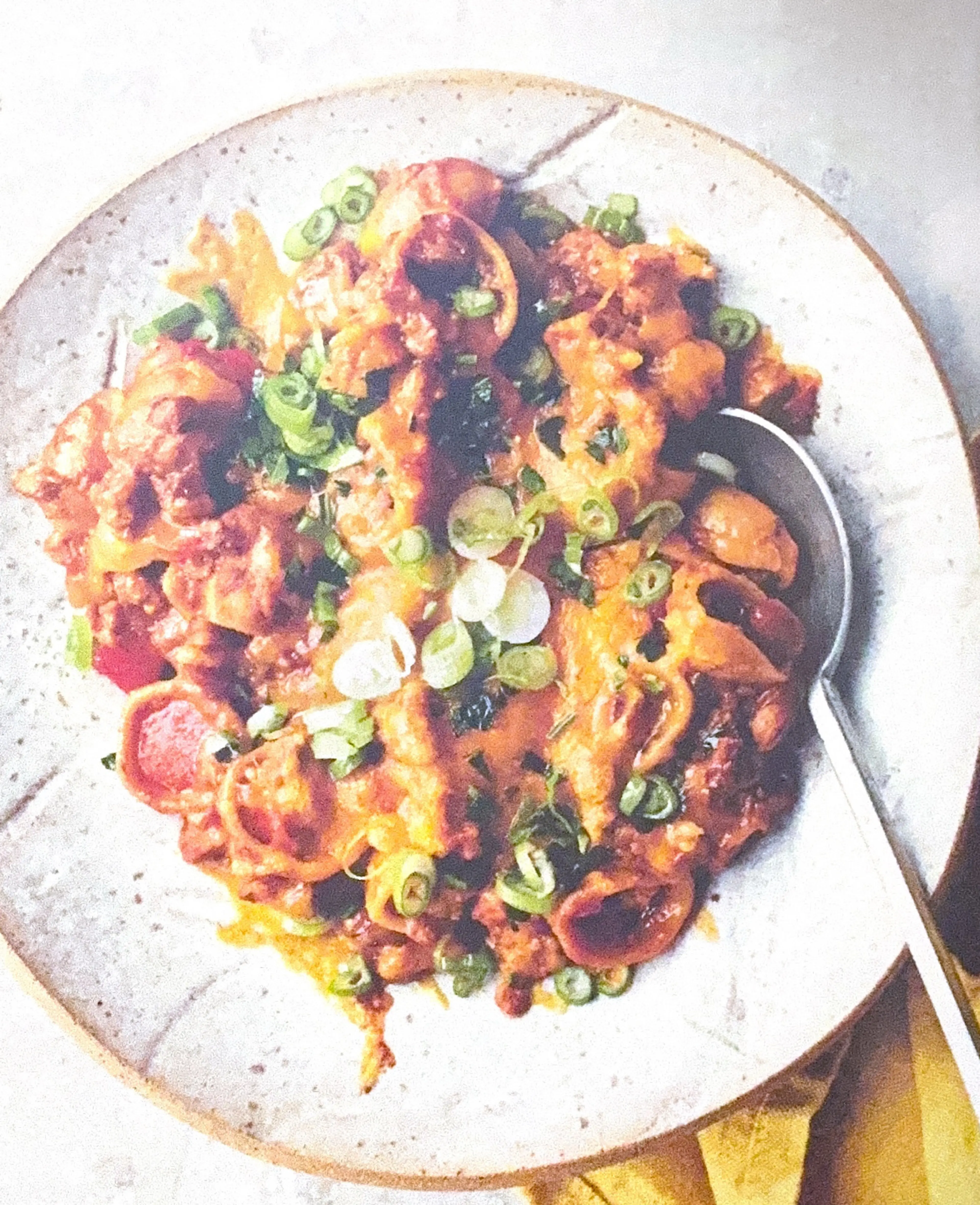 Cheesy Turkey Taco Chili Mac