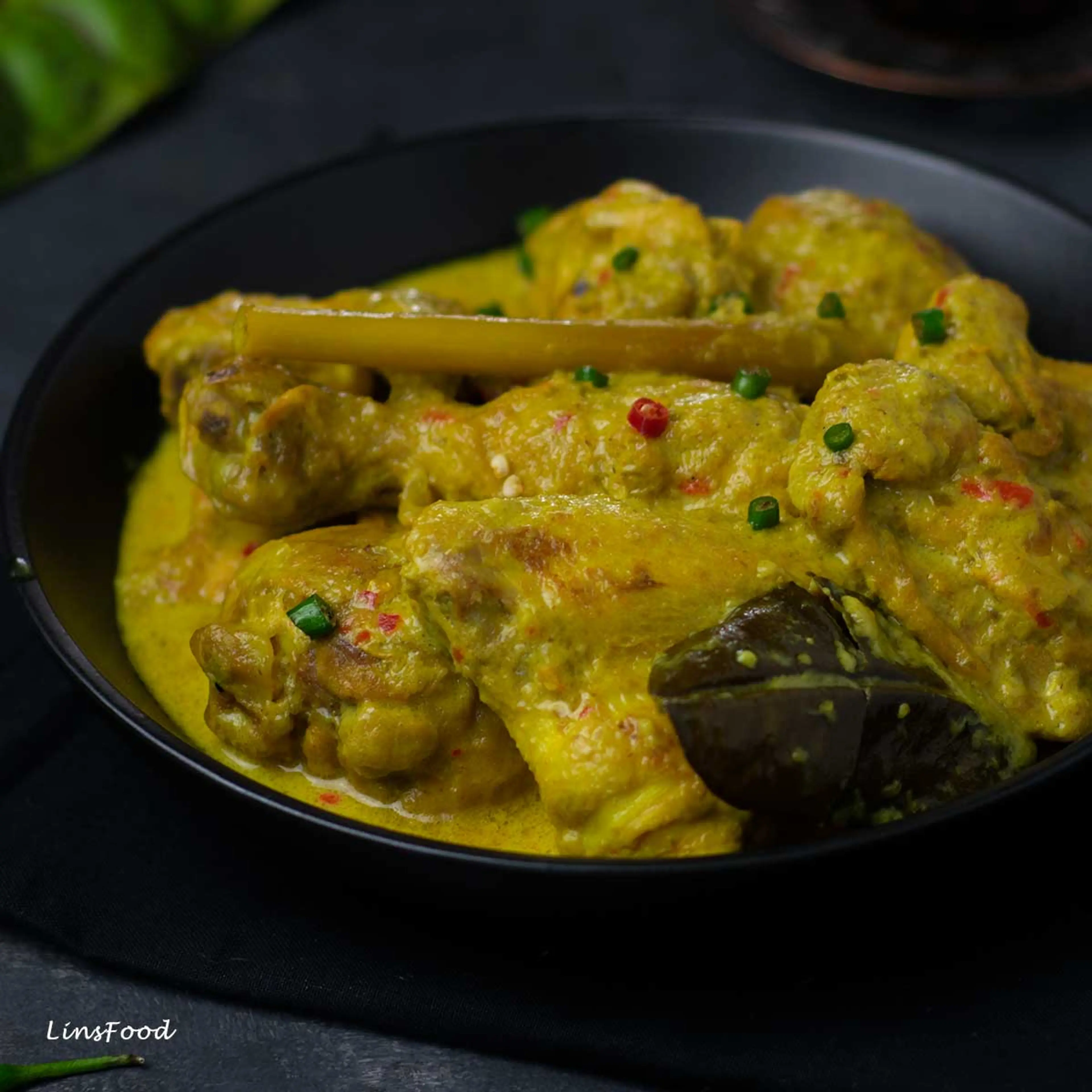 Ayam Masak Lemak Cili Api (Malaysian Chicken Curry with Bird