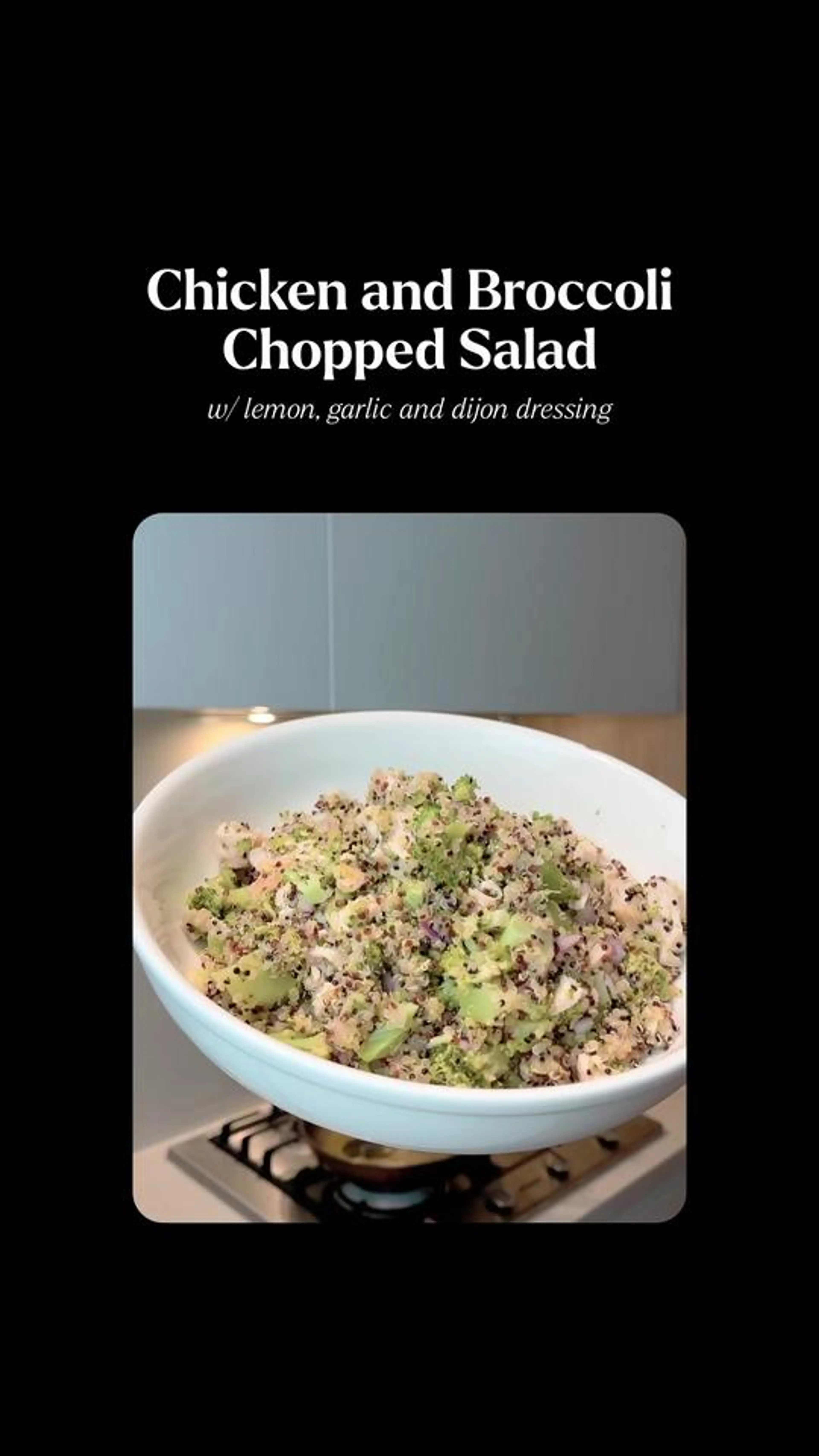 Chicken and Broccoli Chopped Salad