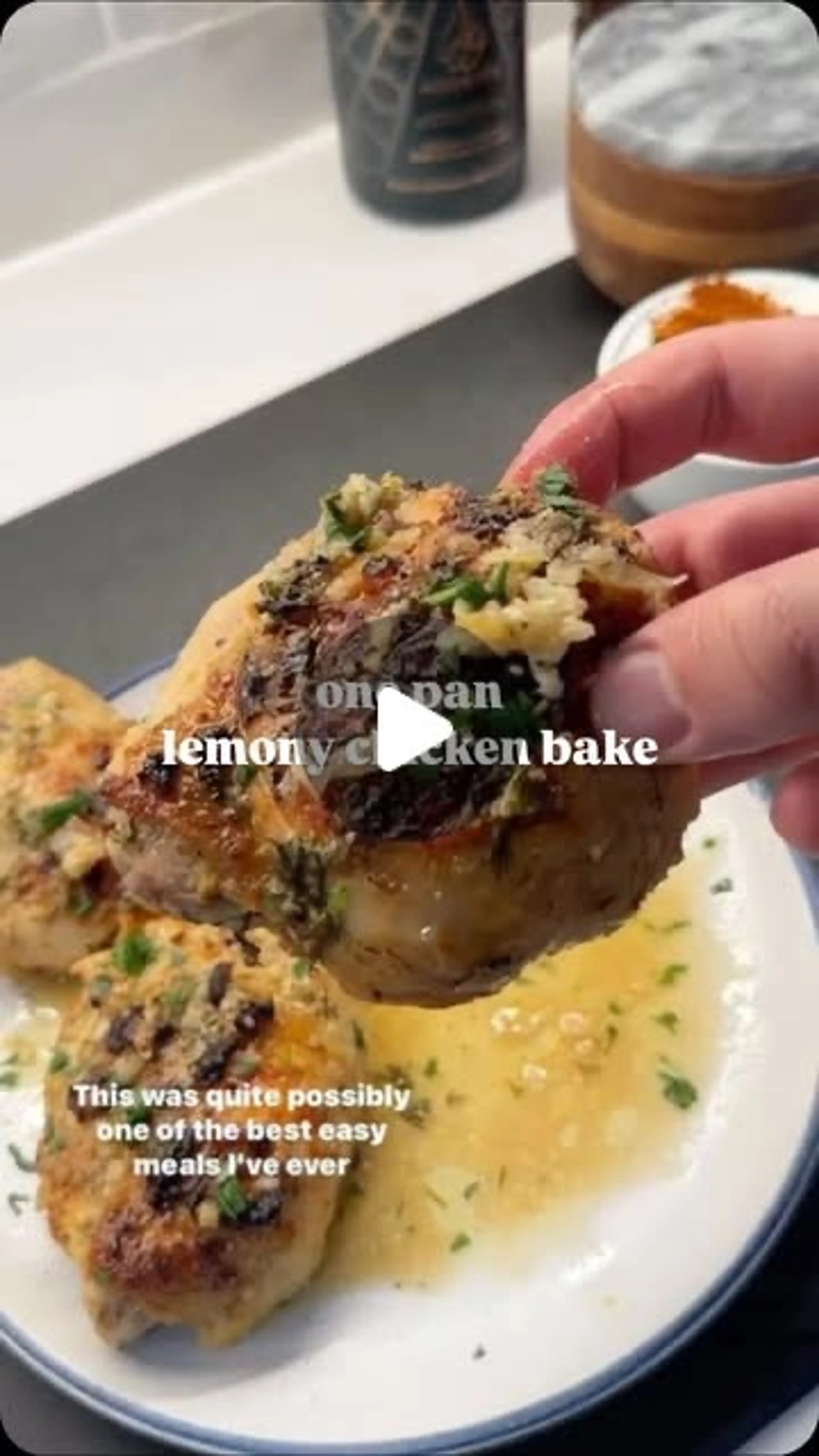 One-pan Lemony Chicken Bake