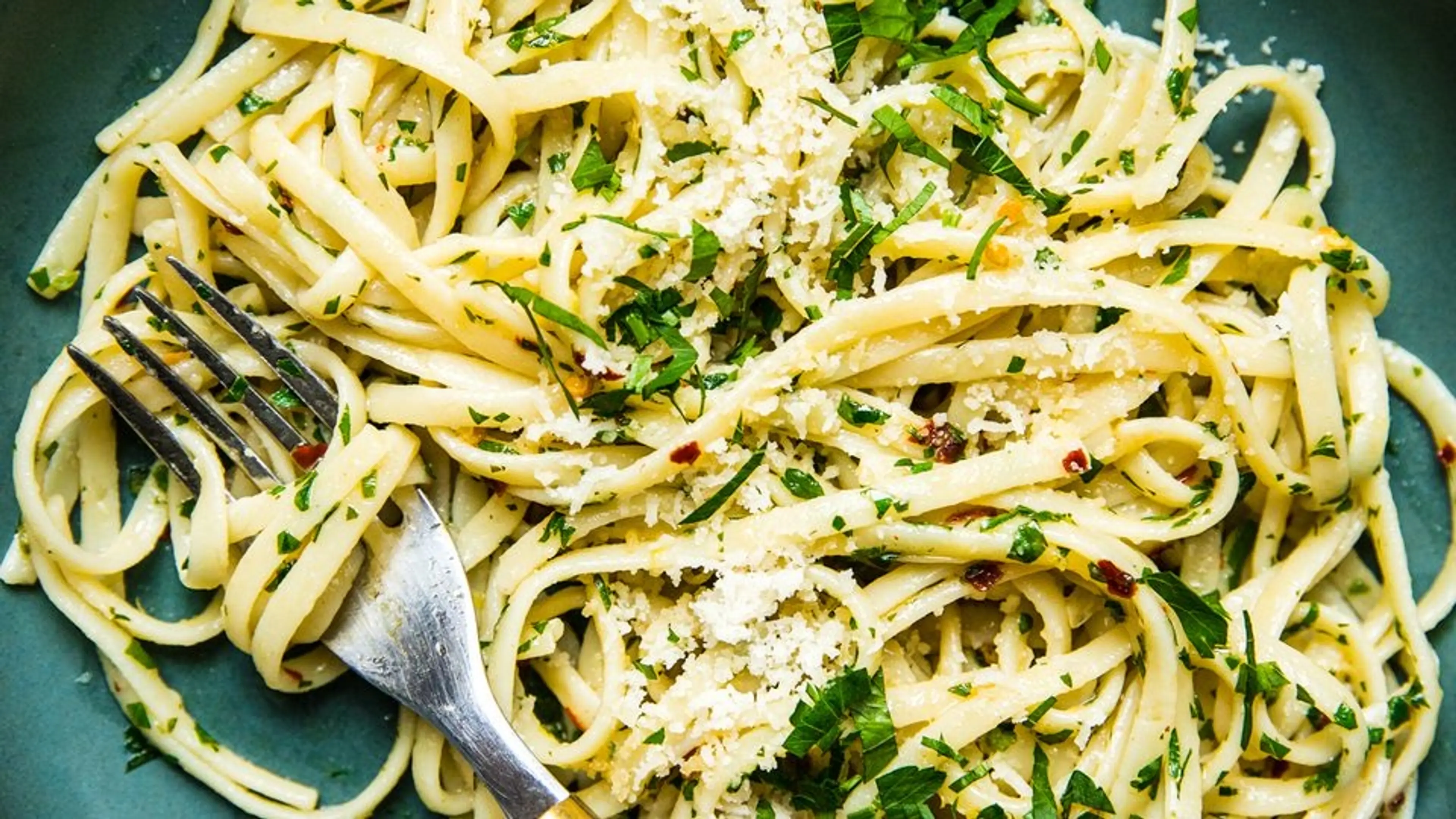 Linguine with Lemon Garlic Sauce