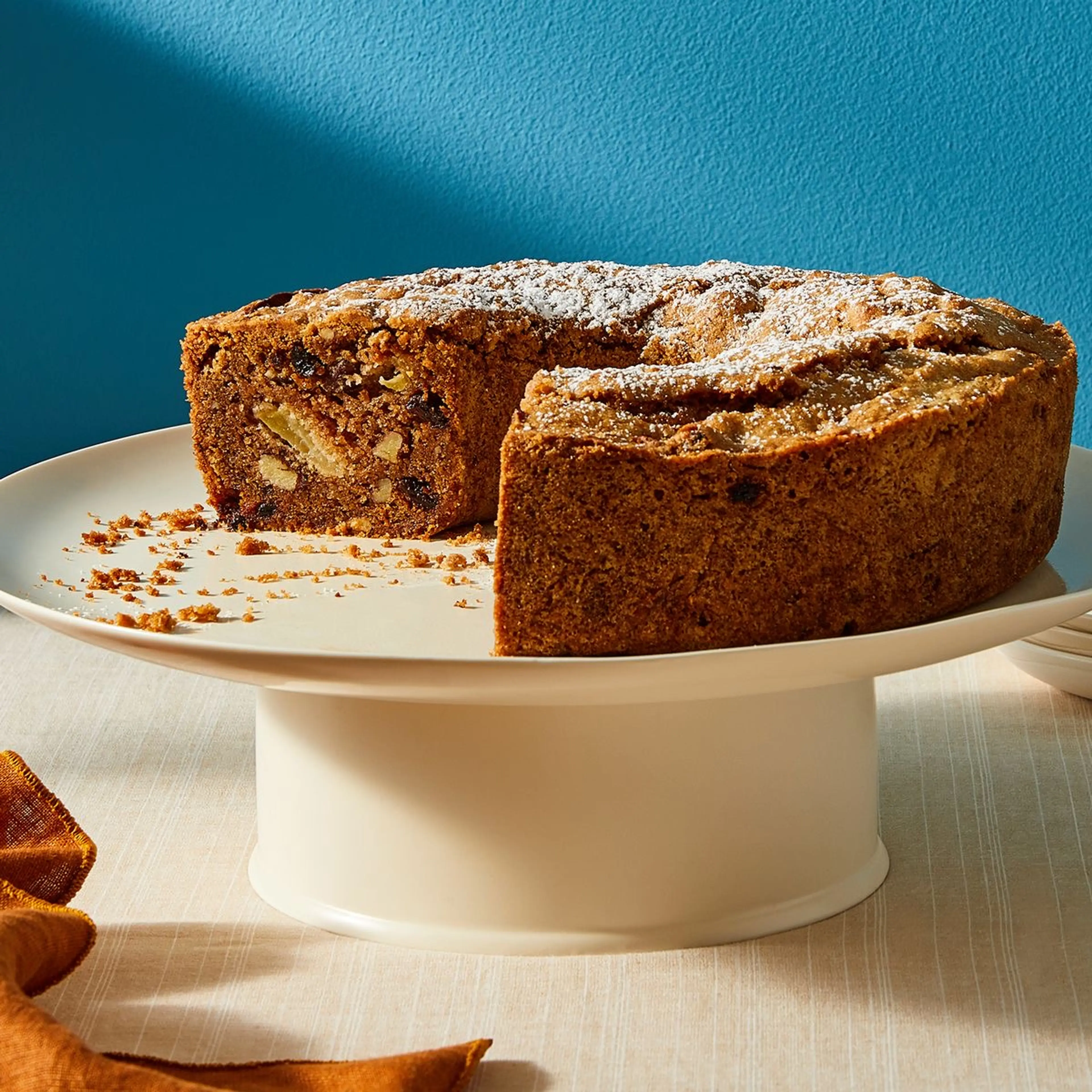 Best Apple Cake With Raisins & Walnuts