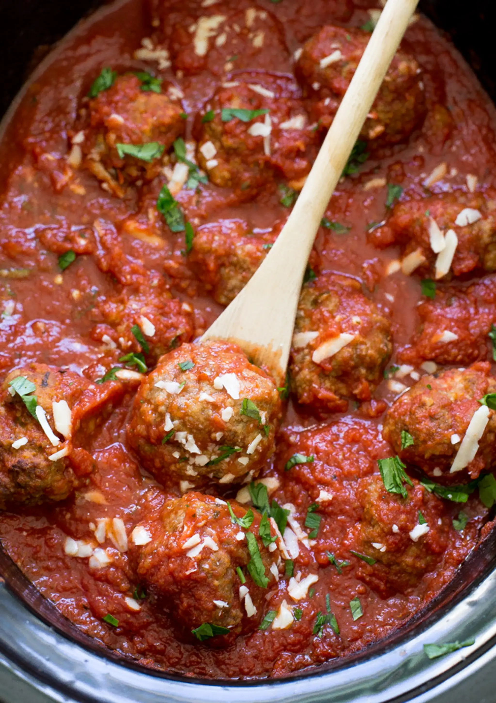 Slow Cooker Italian Meatballs