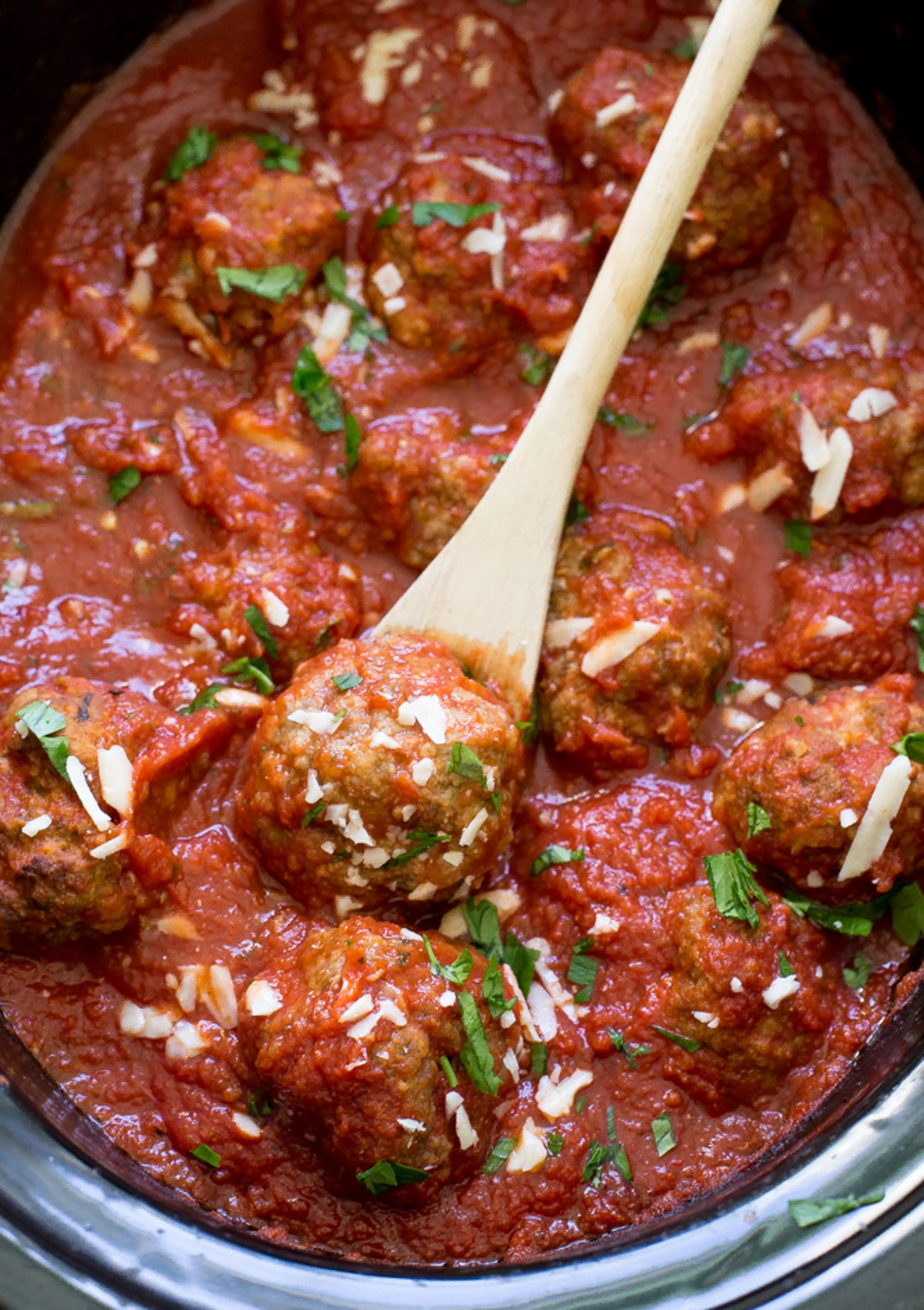 Slow Cooker Italian Meatballs