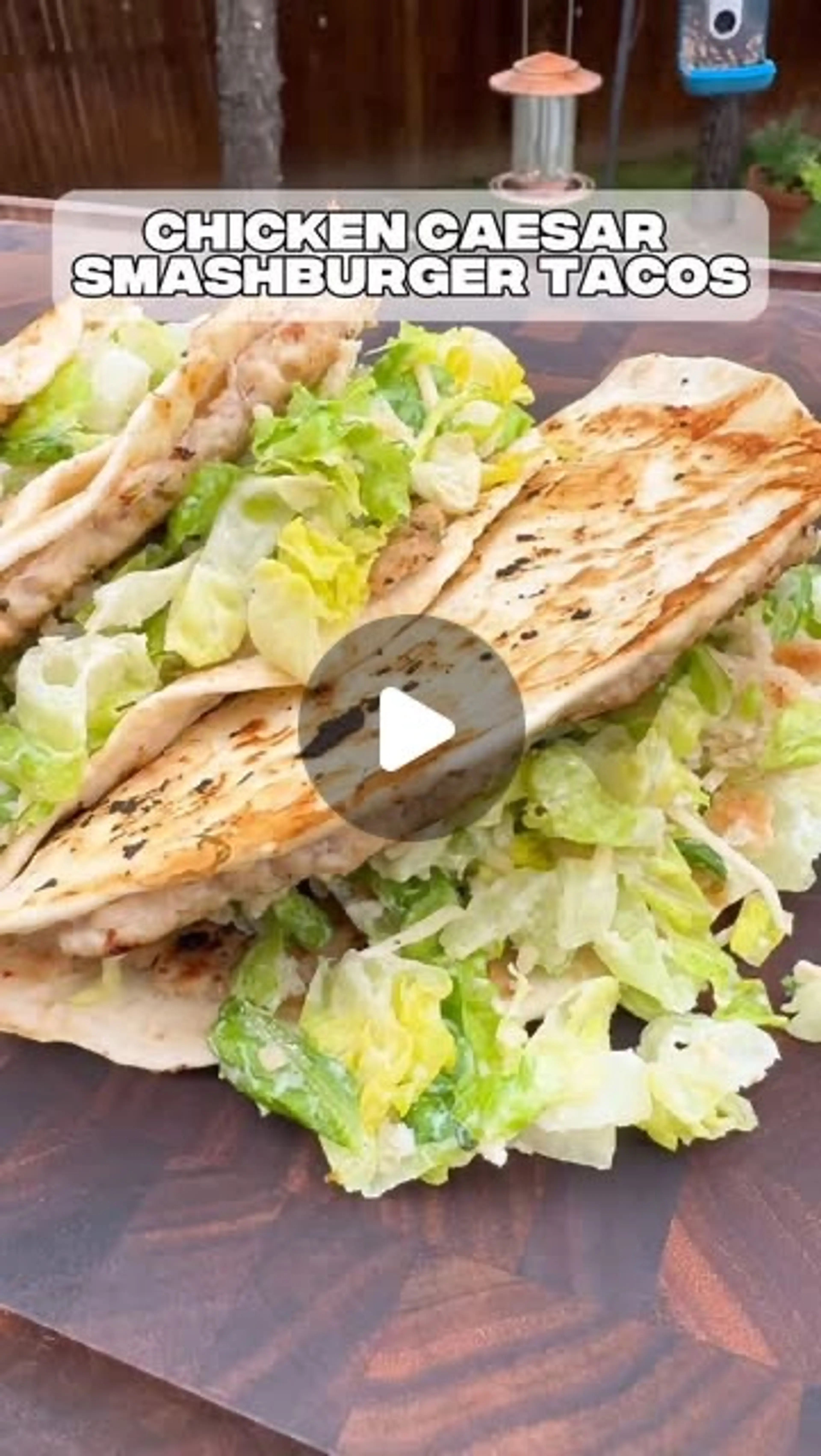 Smashburger Tacos – Chicken Caesar Style