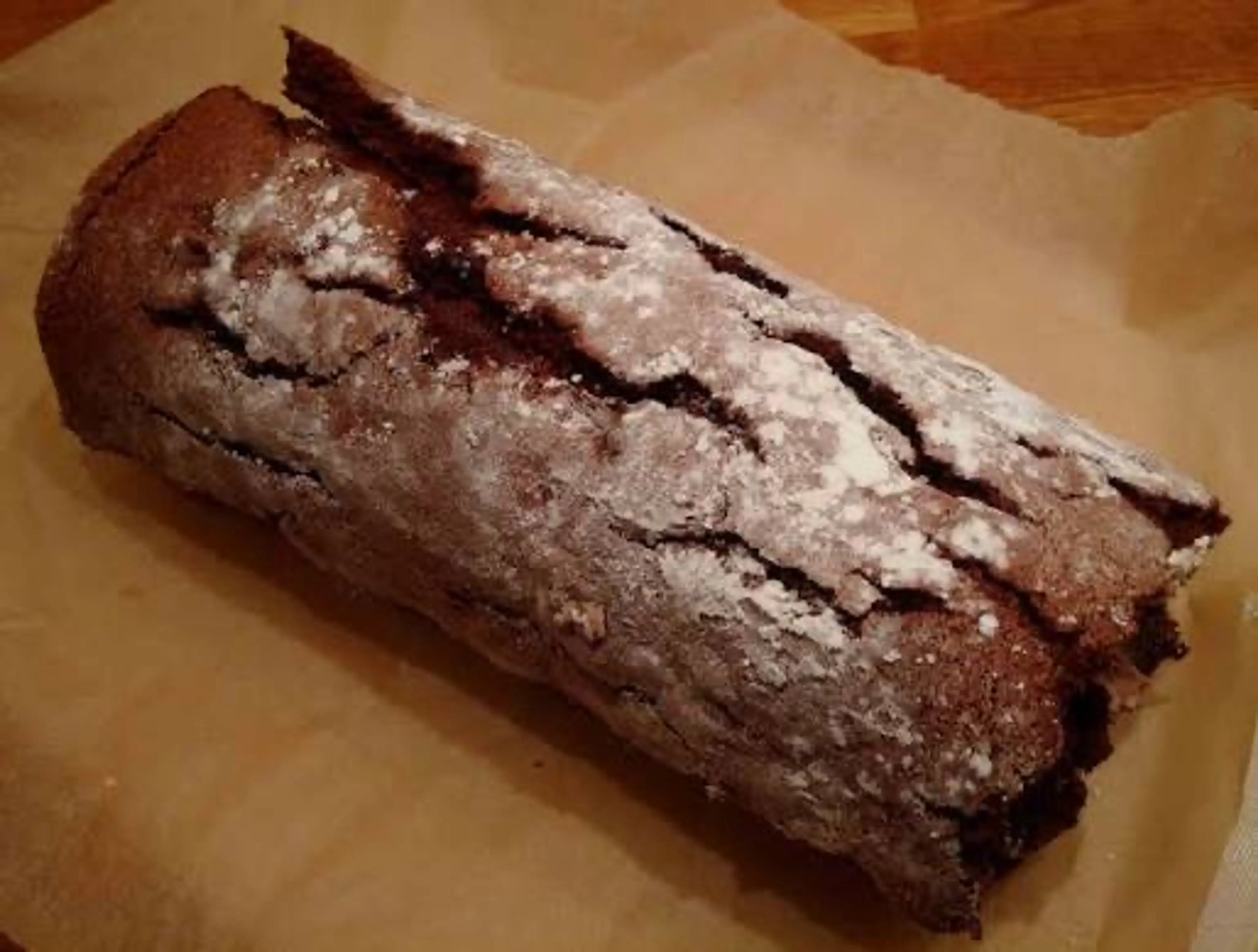 Squidgy chocolate log