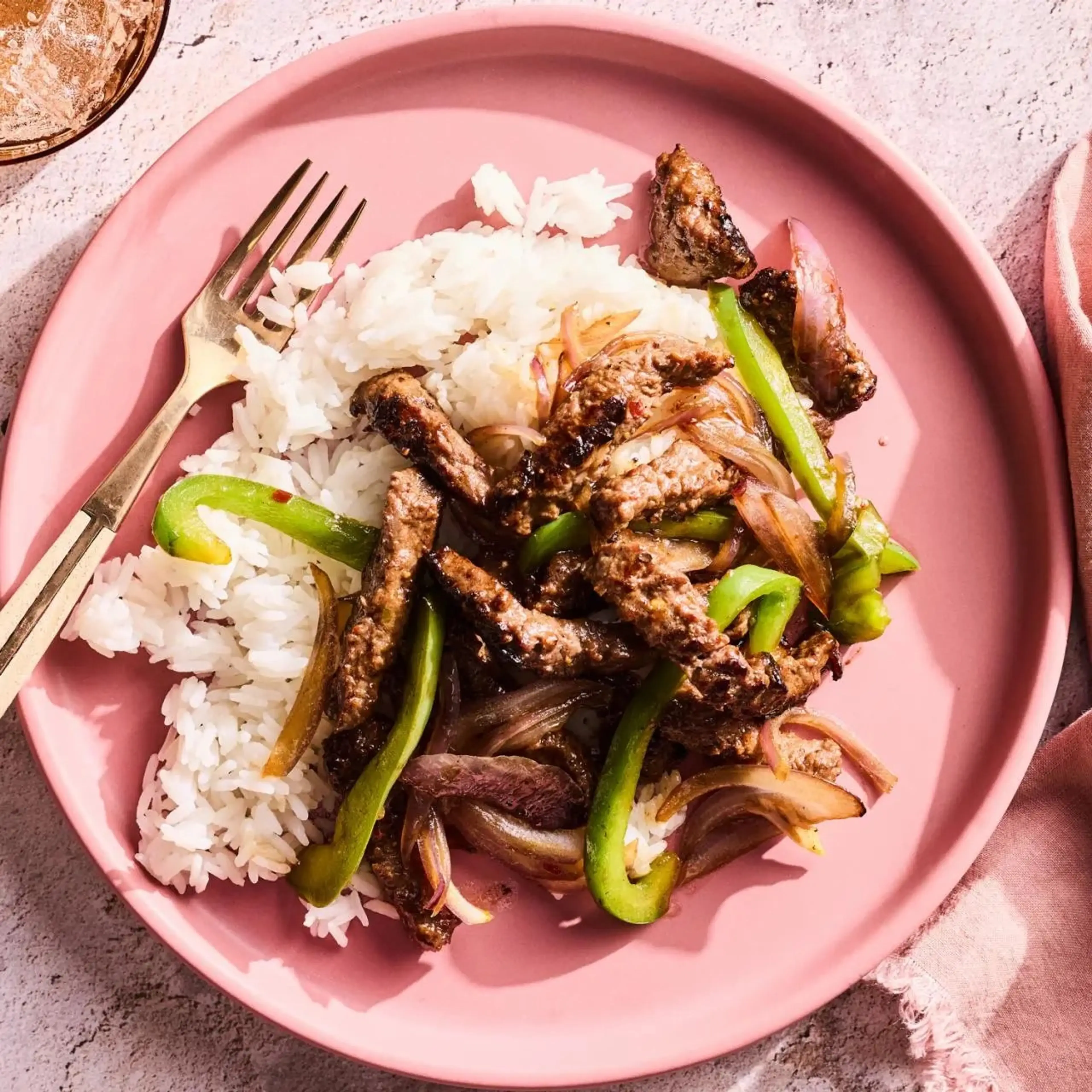 Stir-Fried Cube Steak