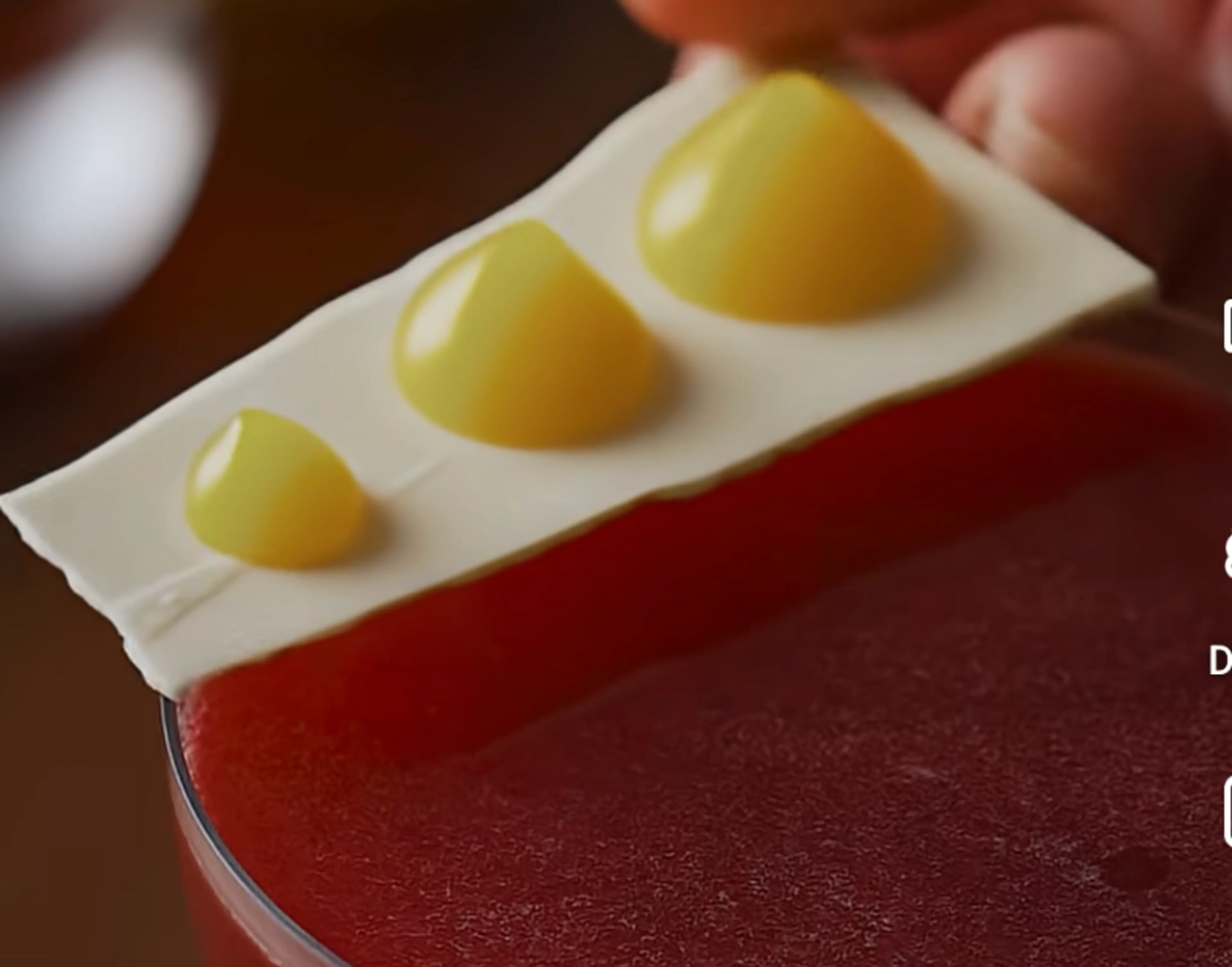 Chocolate and Mango Cocktail Topper