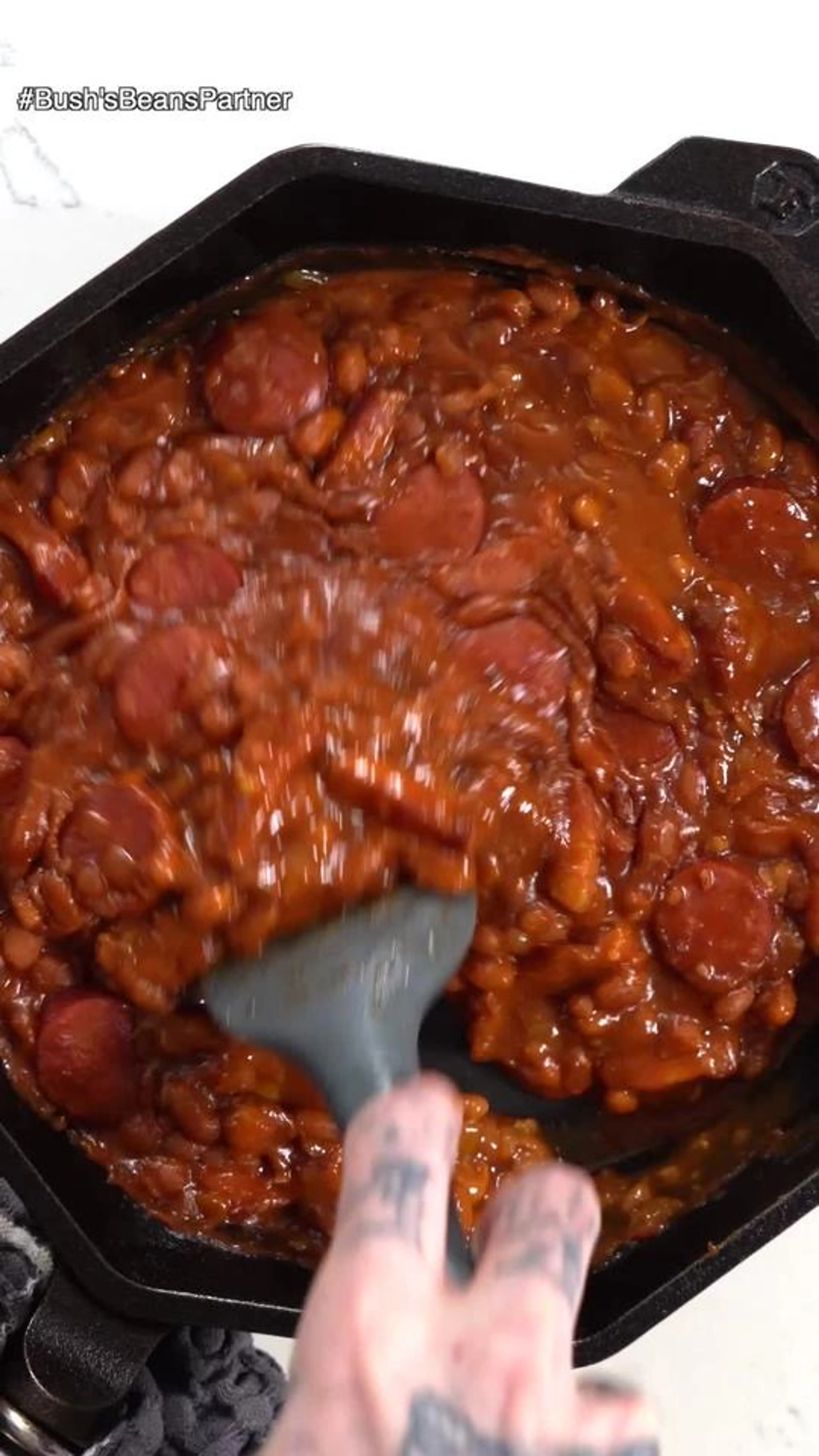 Smokey Campfire Beans (without the Campfire) Using Bush’s Ba