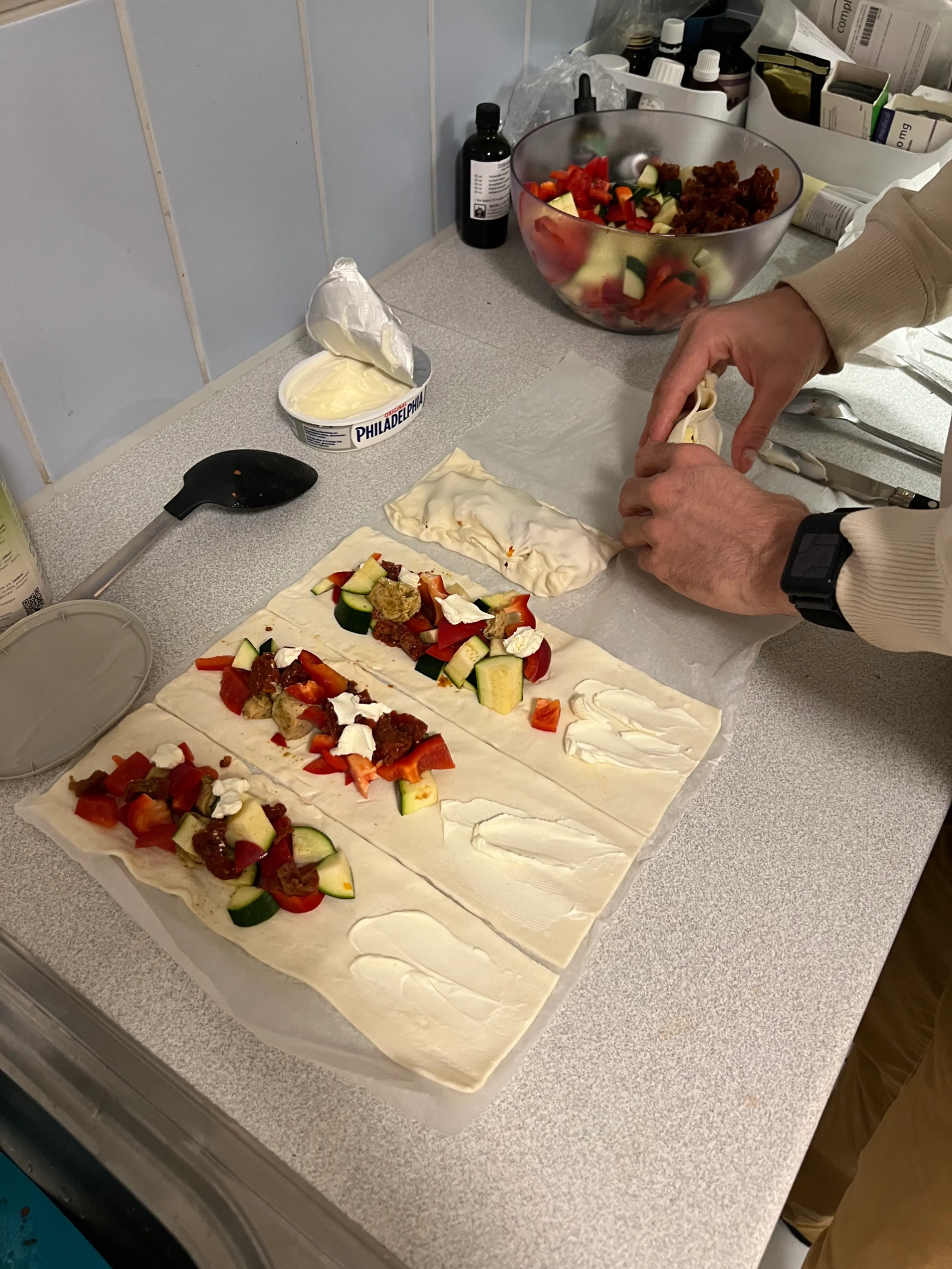Blätterteigtäschli