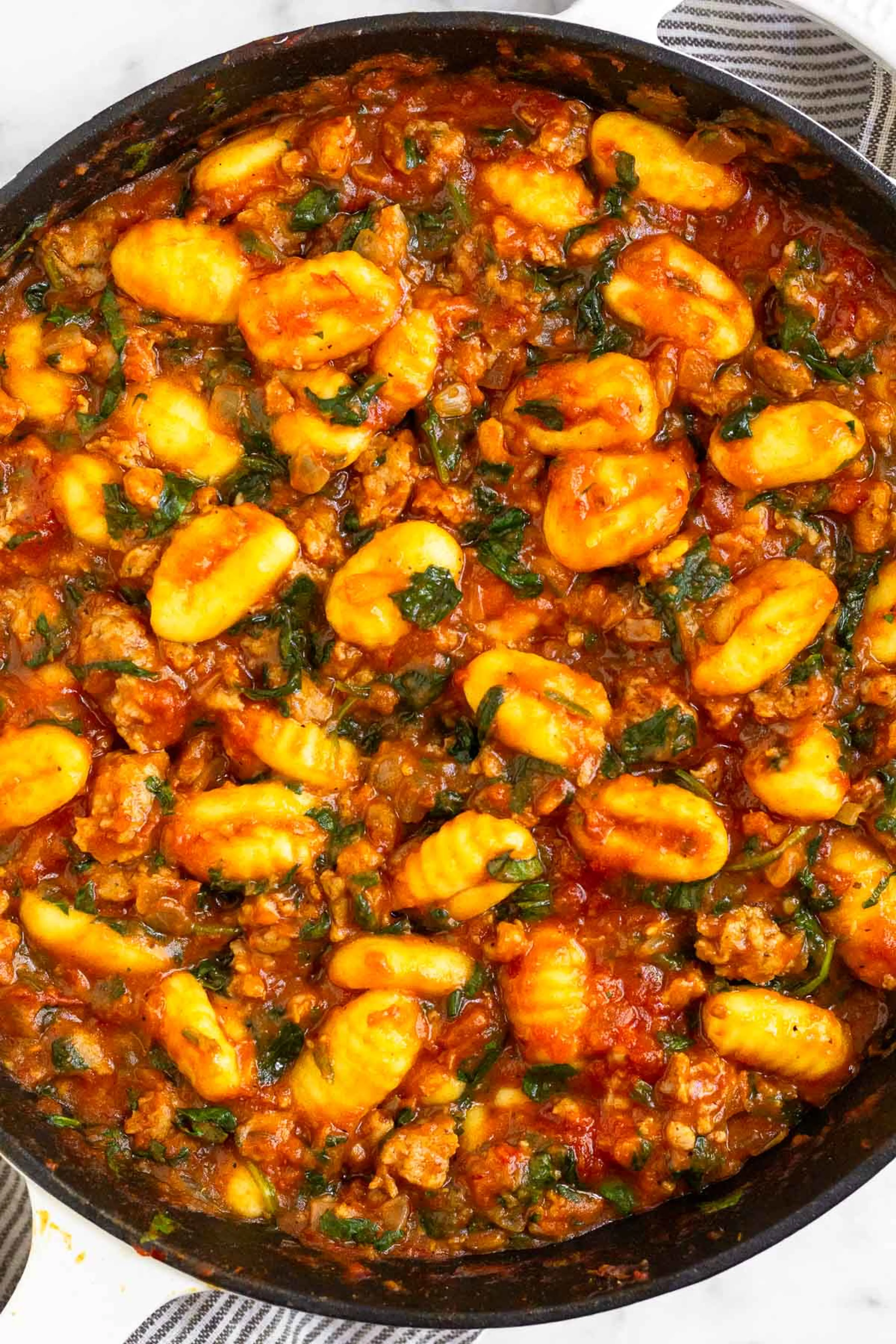 Sausage Gnocchi Skillet