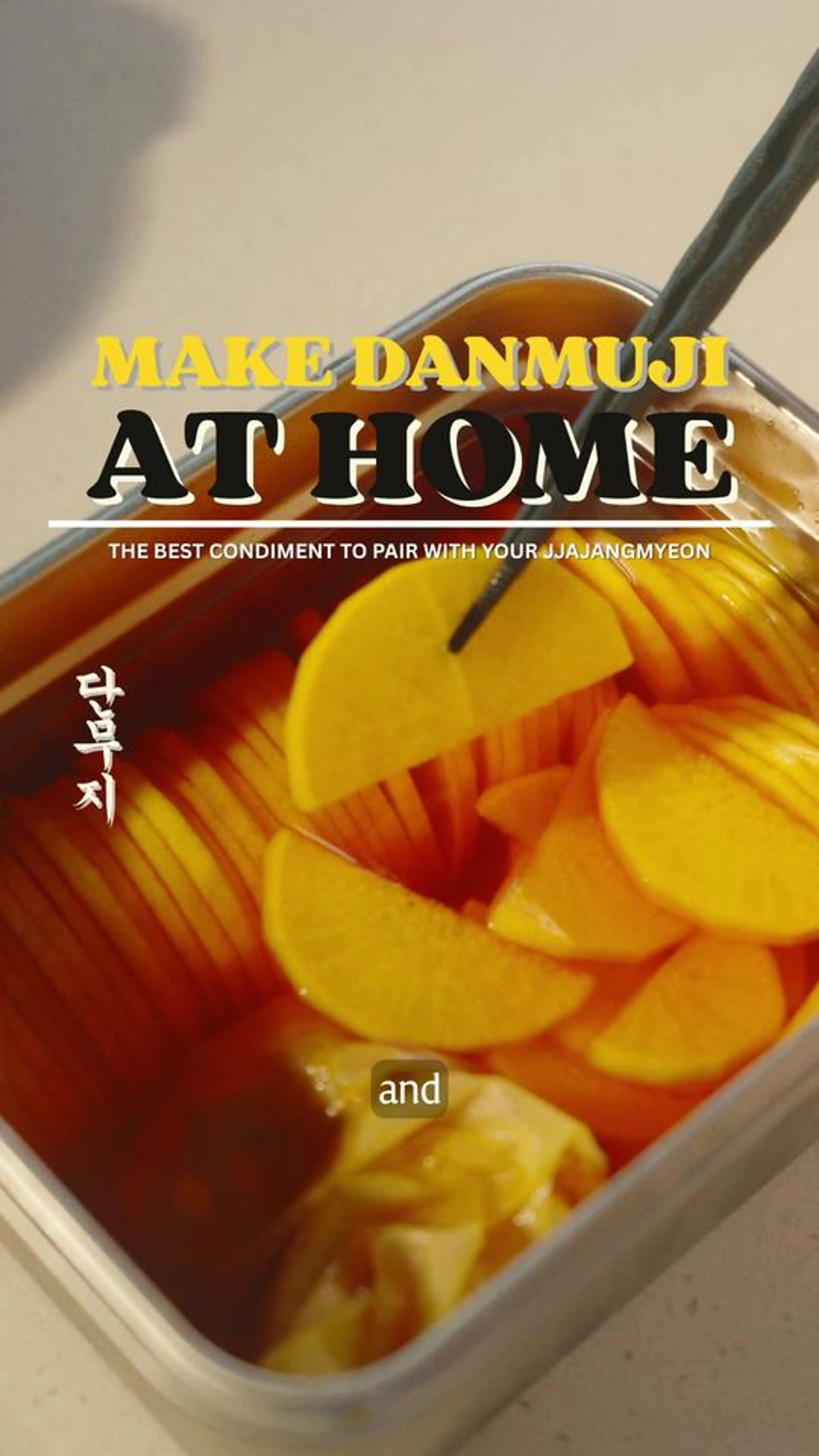 This Homemade Danmuji Recipe Brings the Perfect Crunch and T