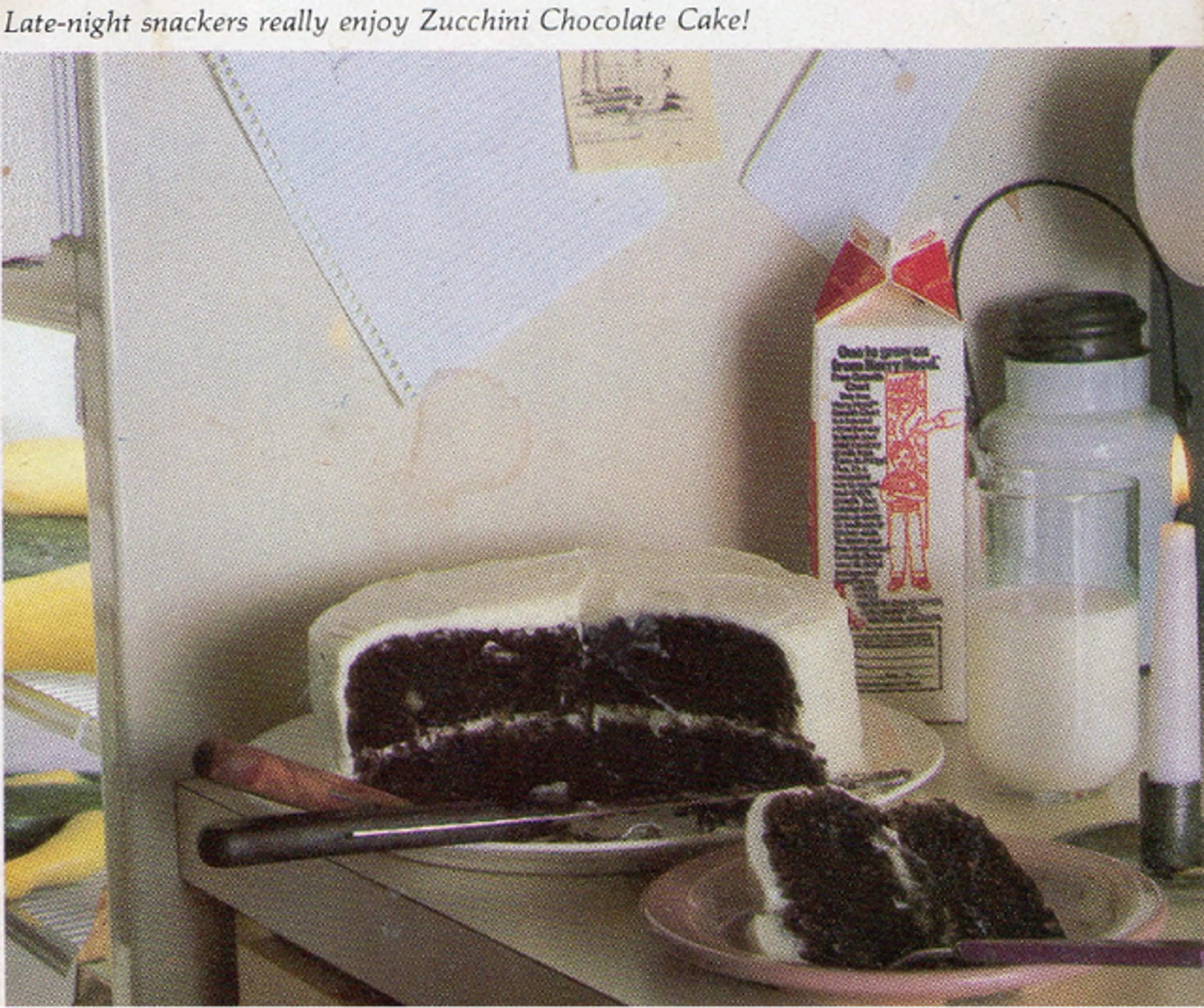 Mom's Zucchini Chocolate Cake