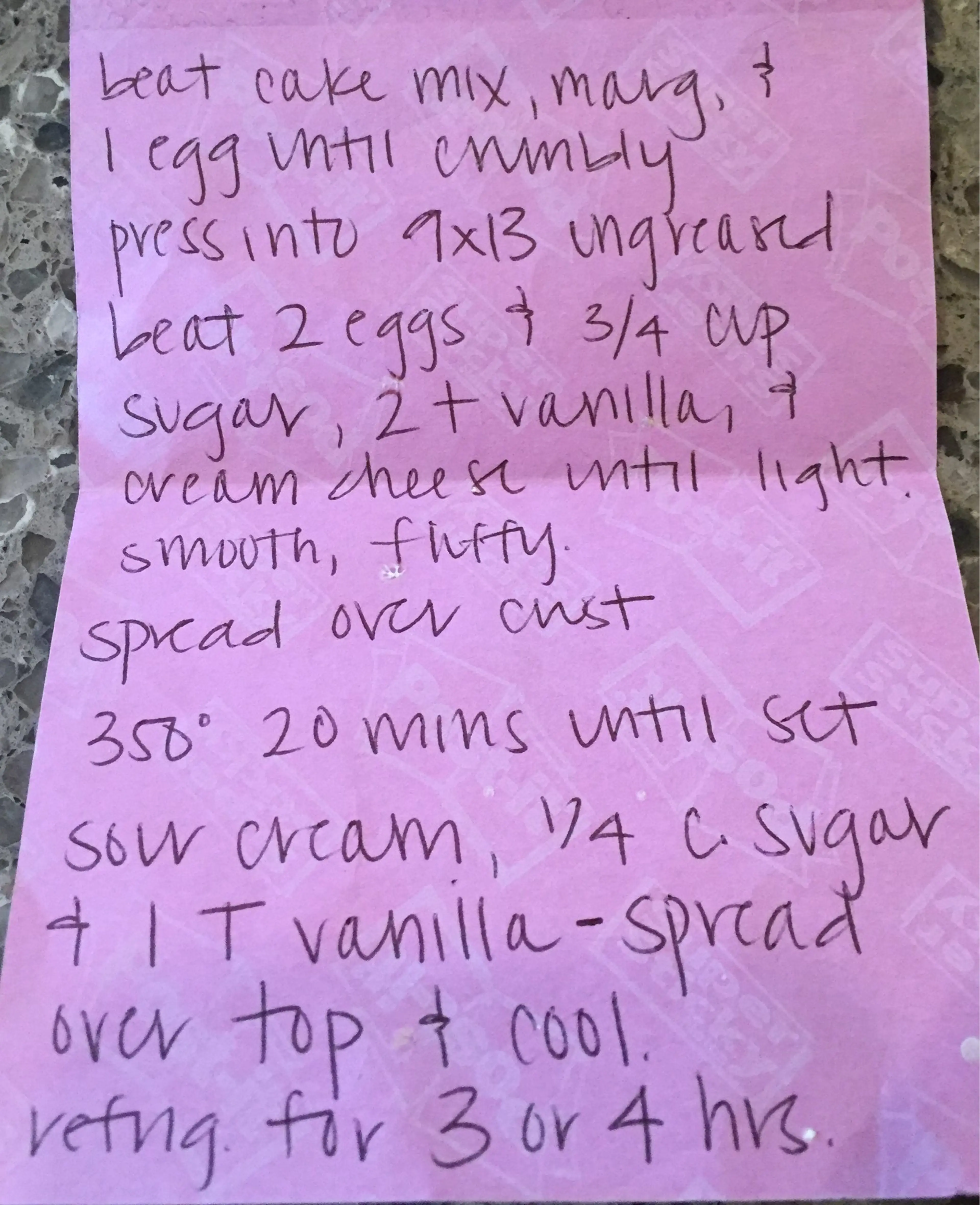 Grandma’s Cheesecake Recipe