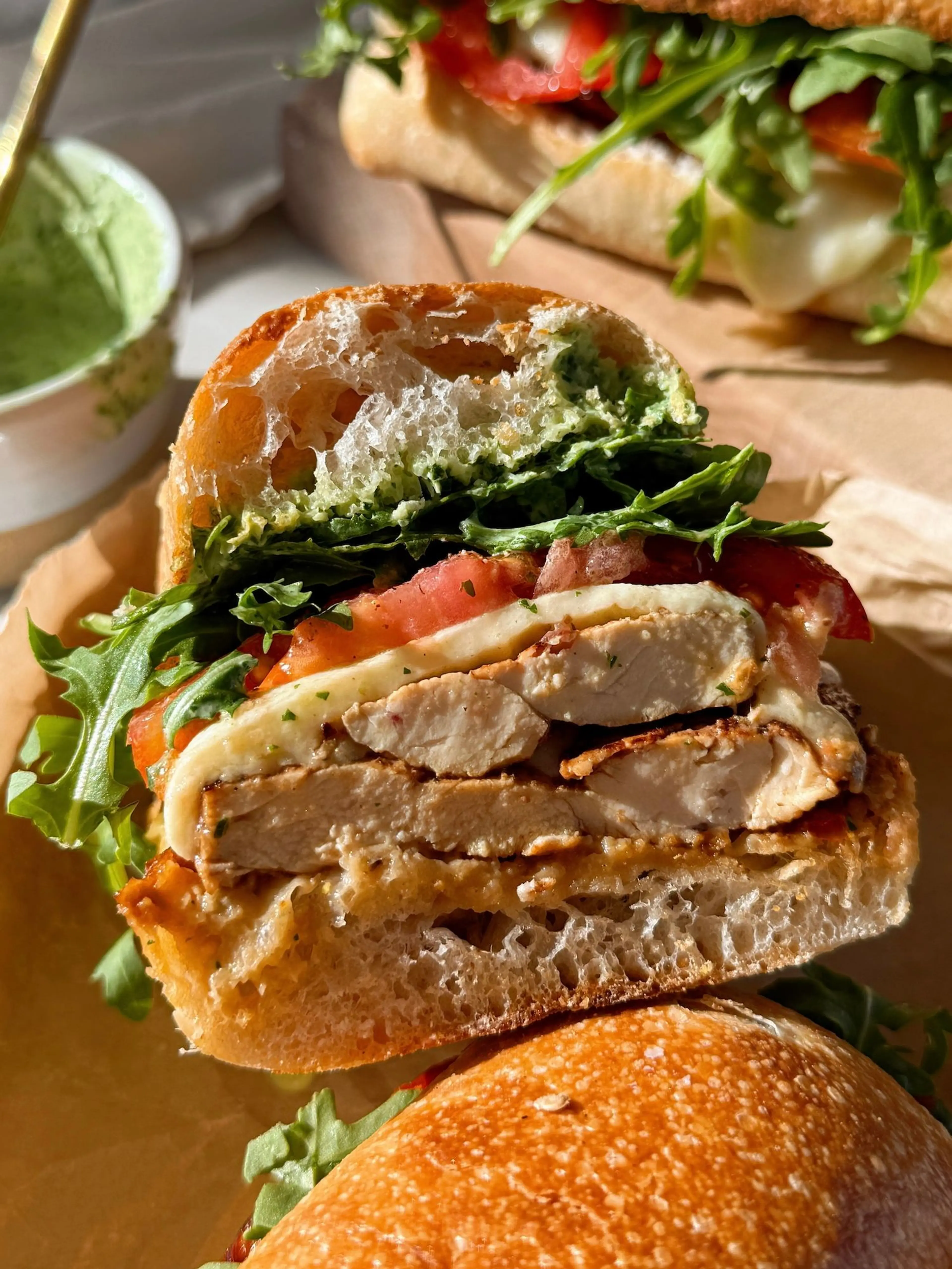 Green Goddess Caprese Melt