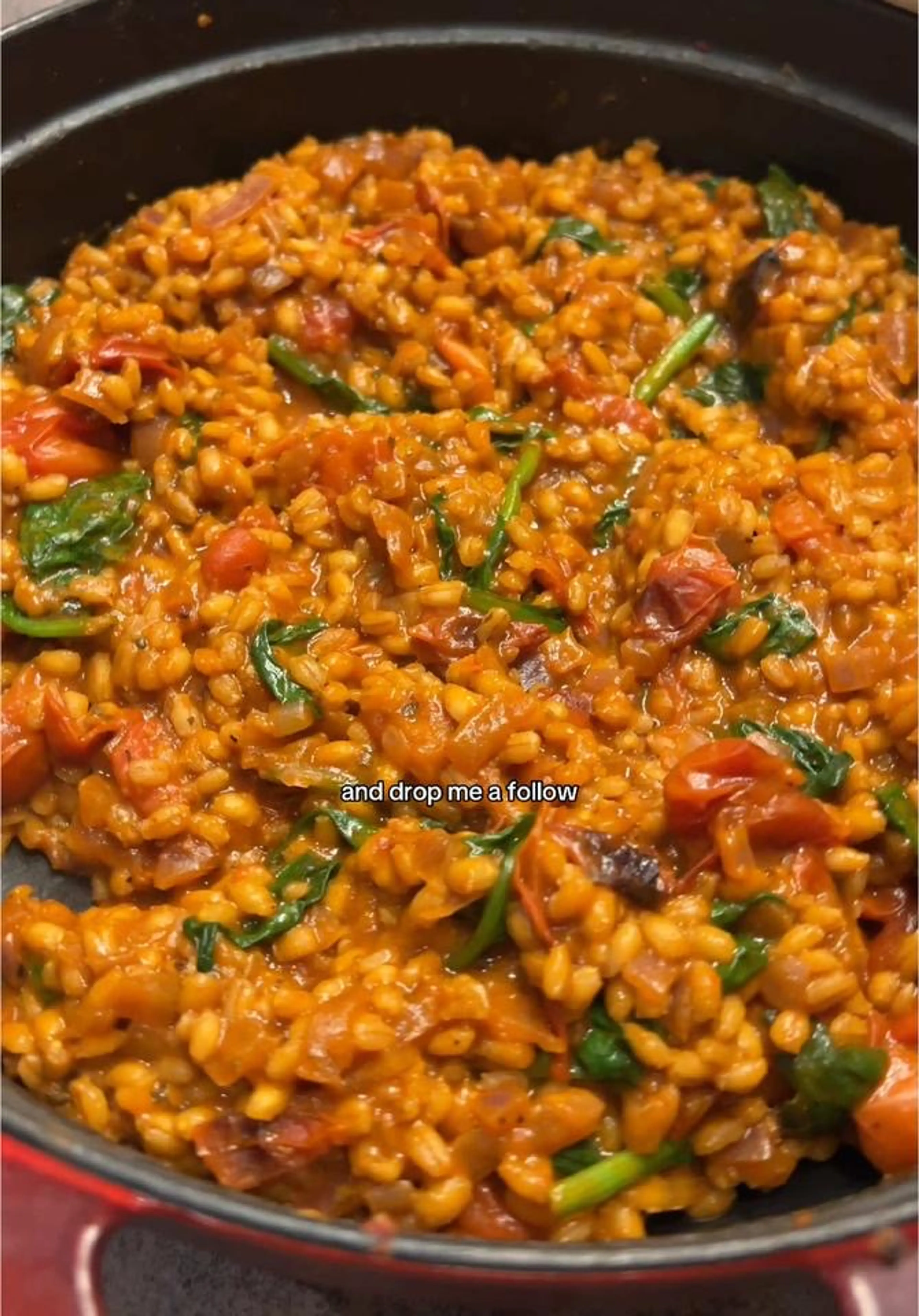 Tomato Barley Risotto