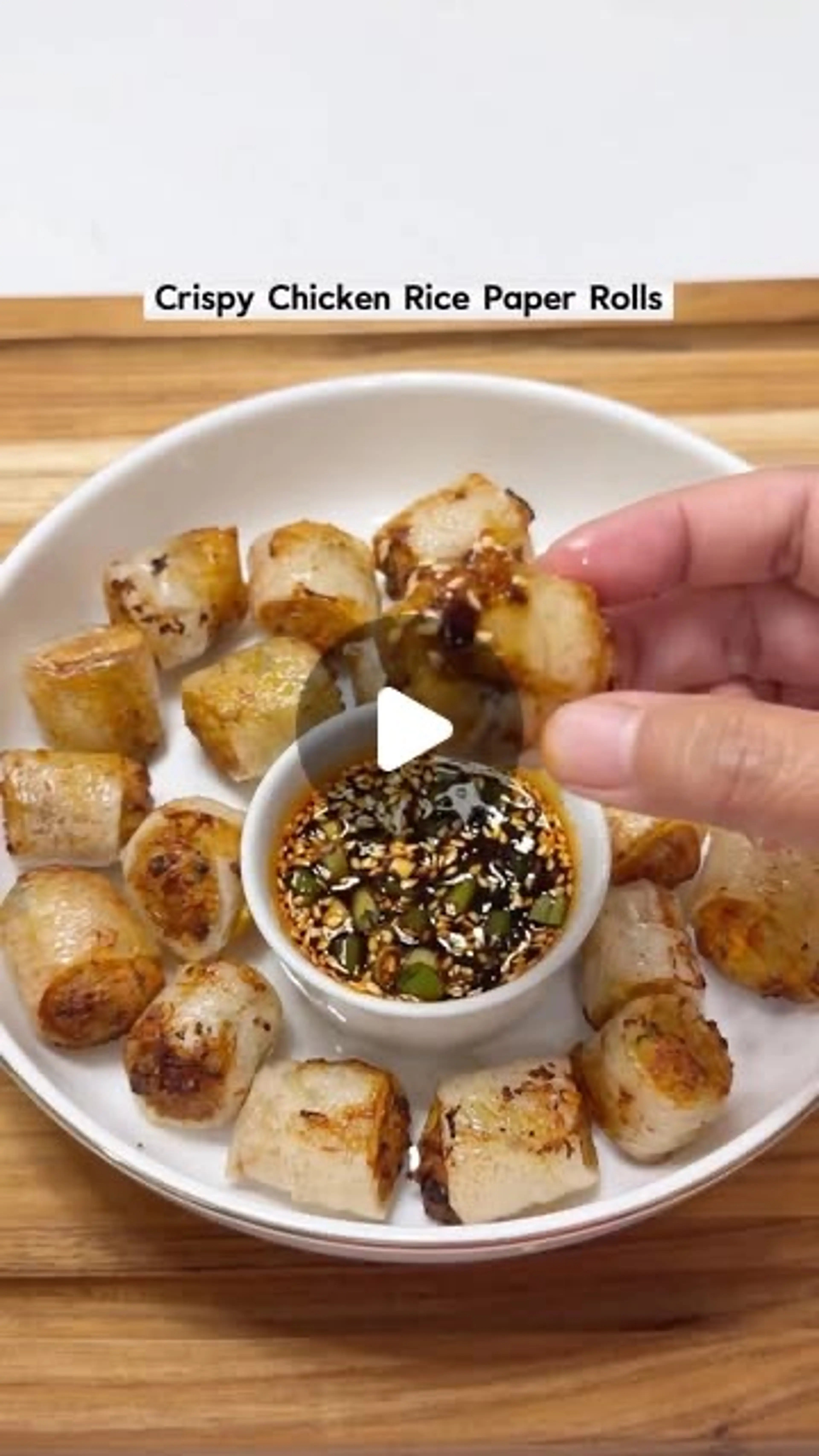 Crispy Chicken Rice Paper Rolls Crunchy and Seriously Addict