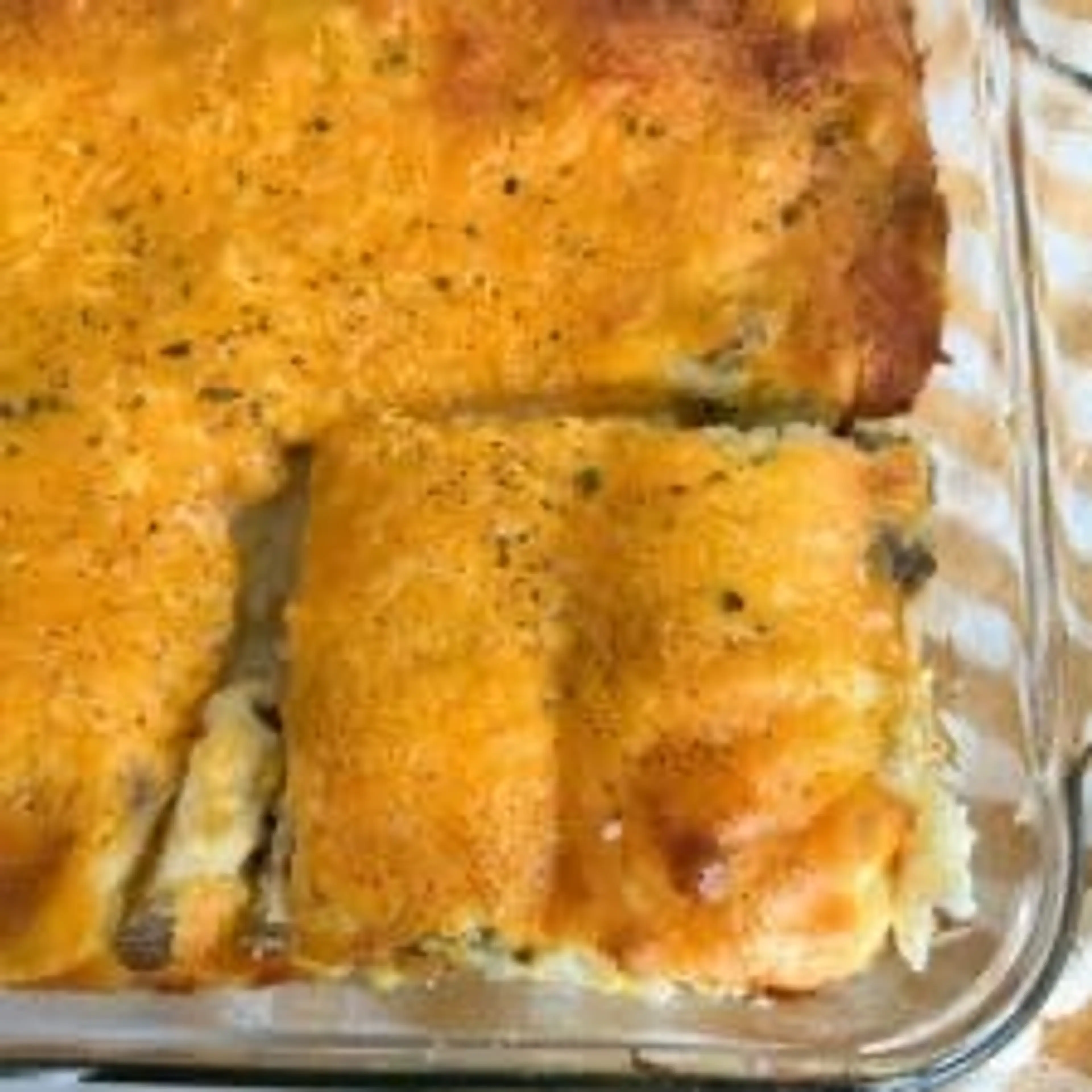 5 Ingredient Sausage Hash Brown Casserole