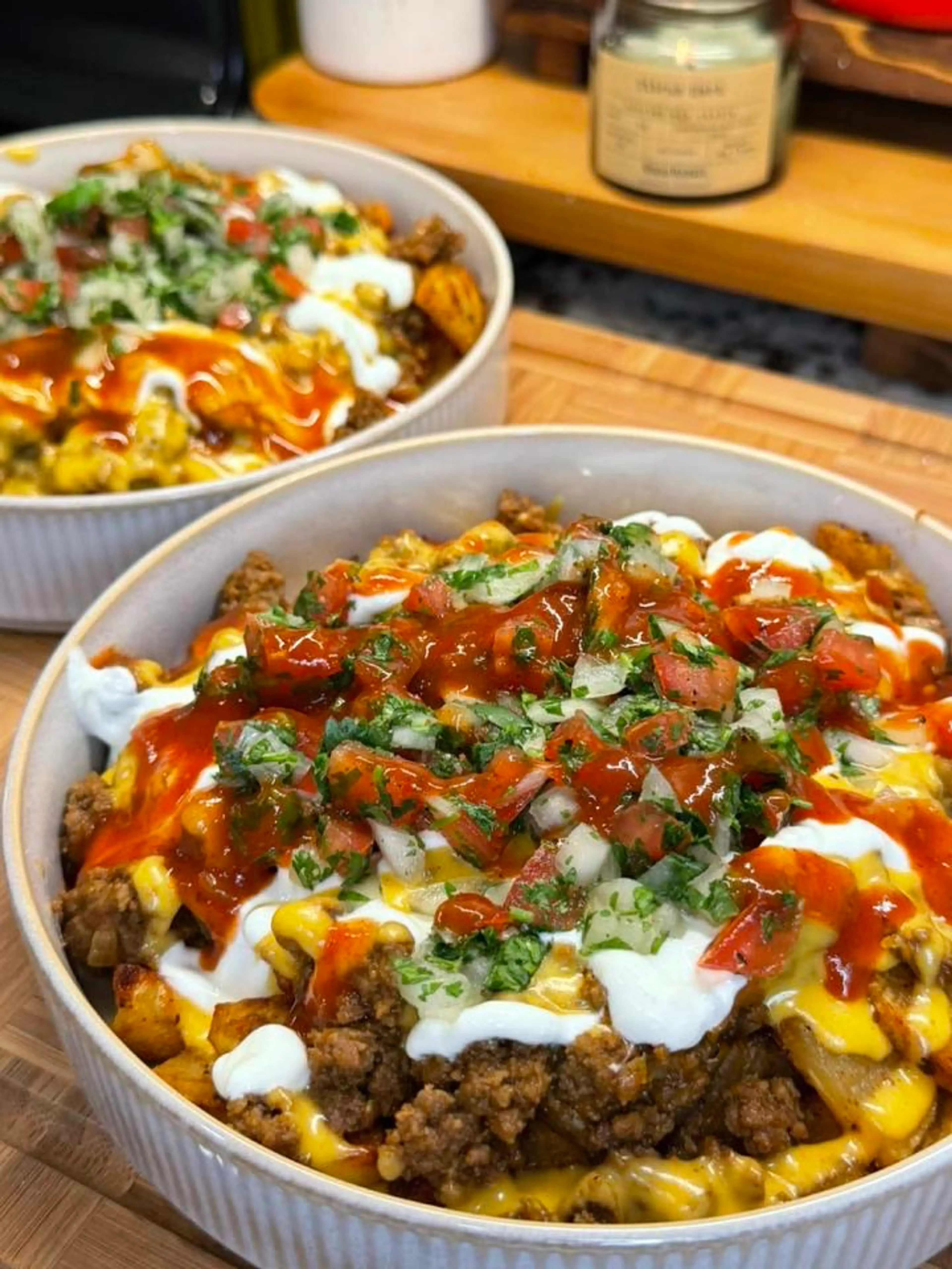 Loaded Fiesta Potato Bowls