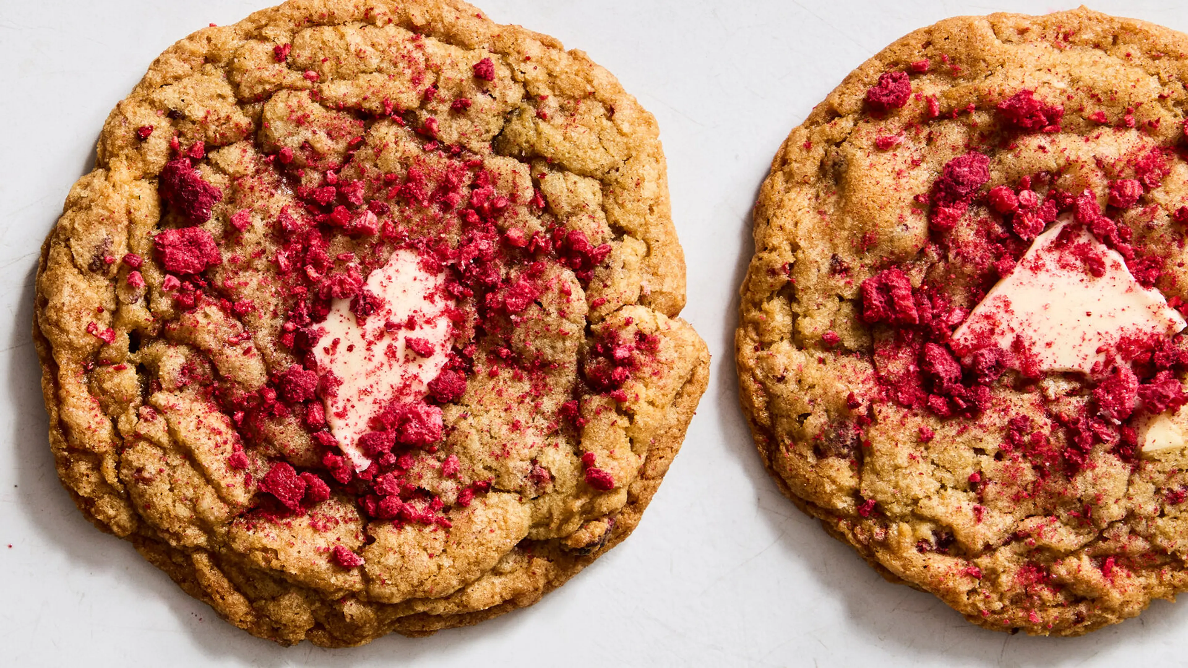 White Chocolate Raspberry Cookies