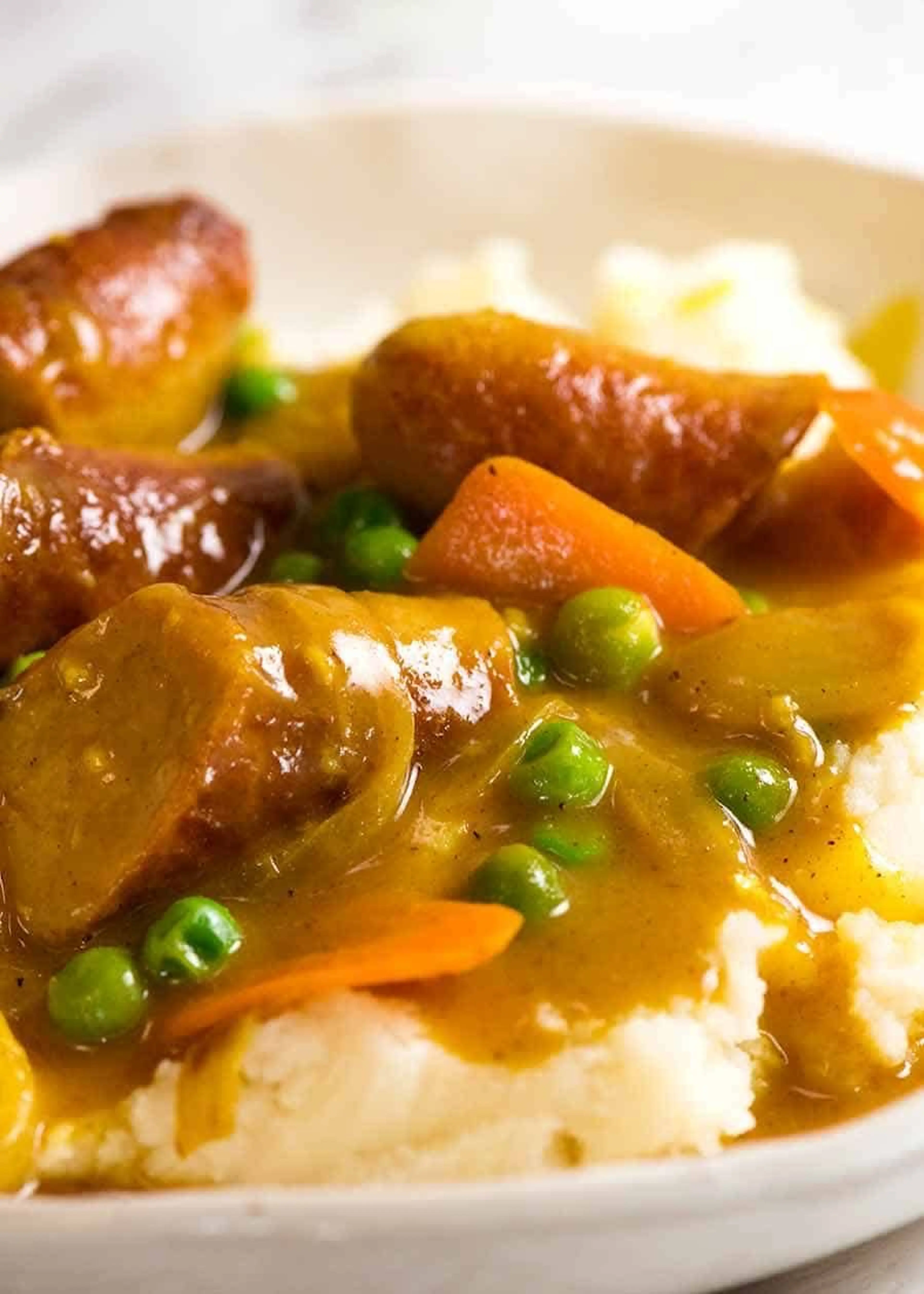 Curried Sausages
