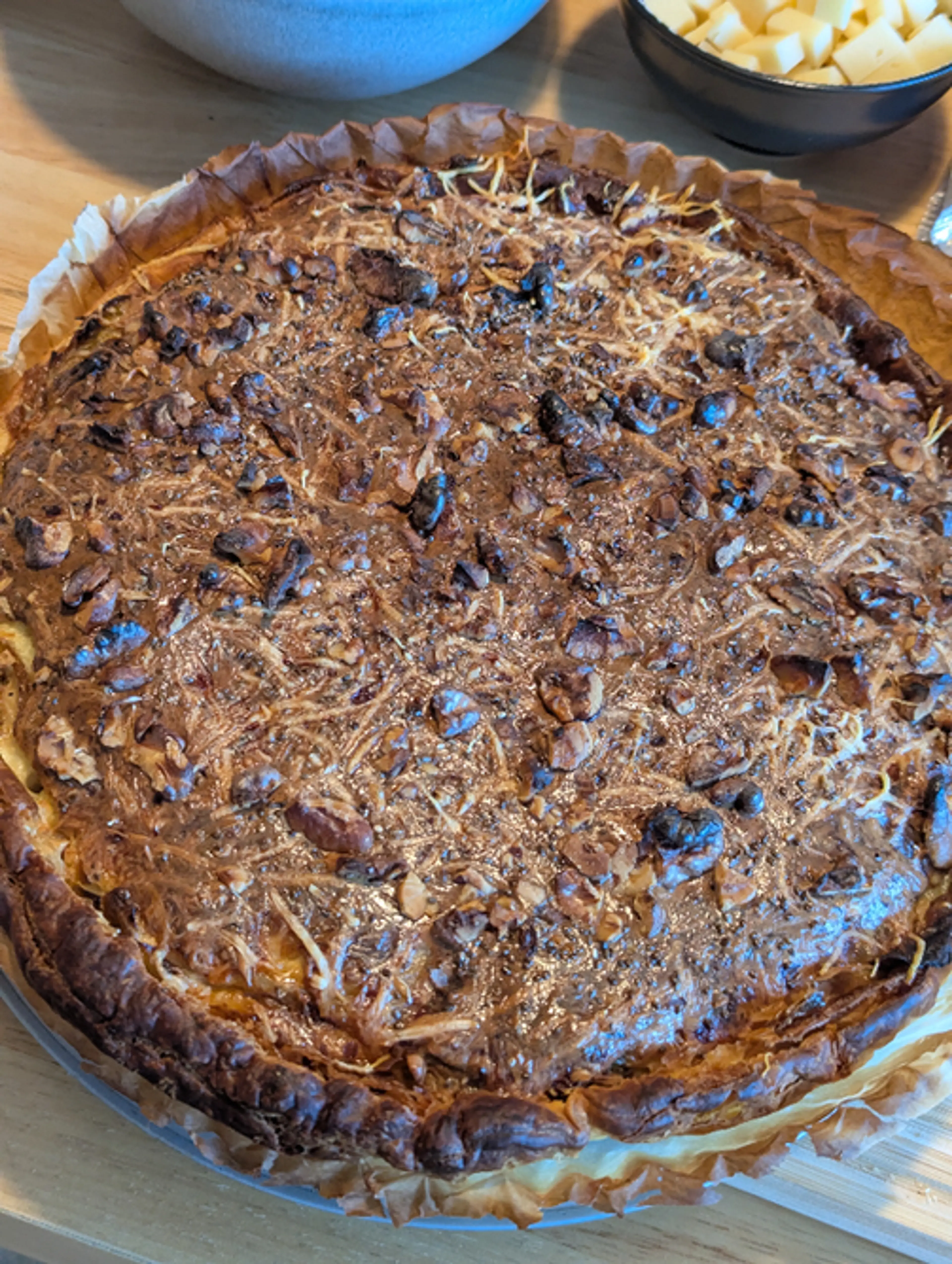 🥧 Tarte aux Poireaux et Champignons