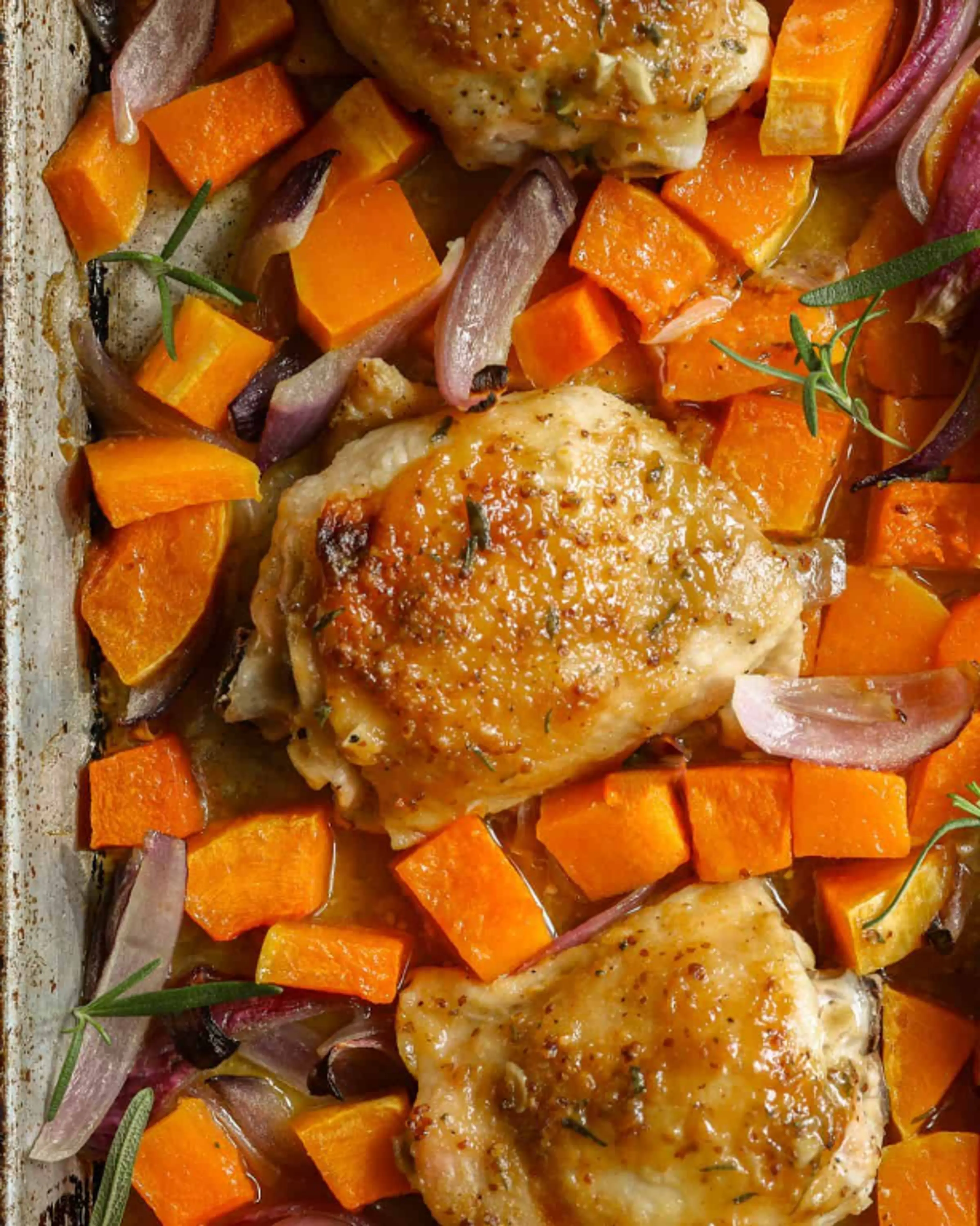 Maple Dijon Chicken & Squash