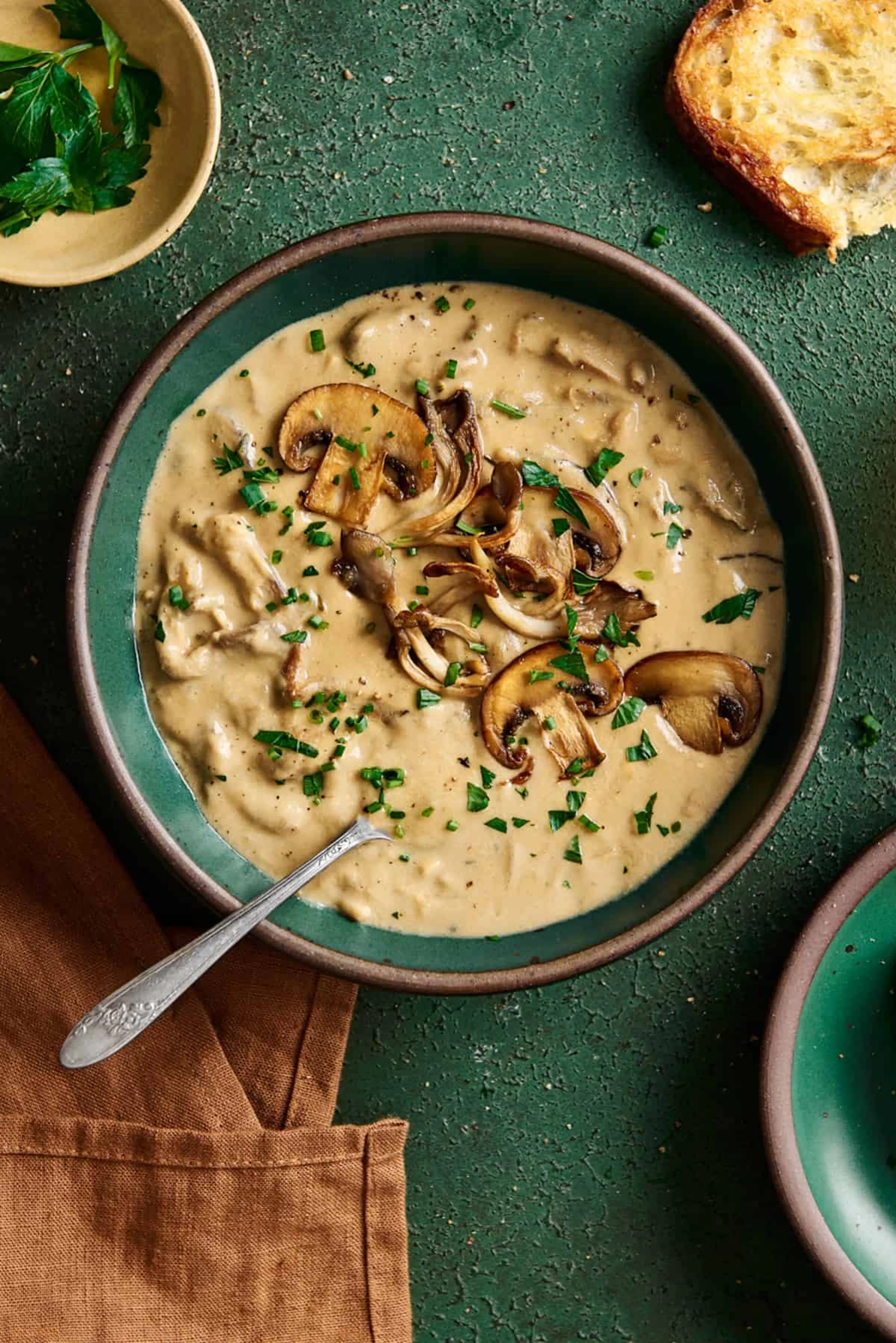 Creamy Vegan Mushroom Soup