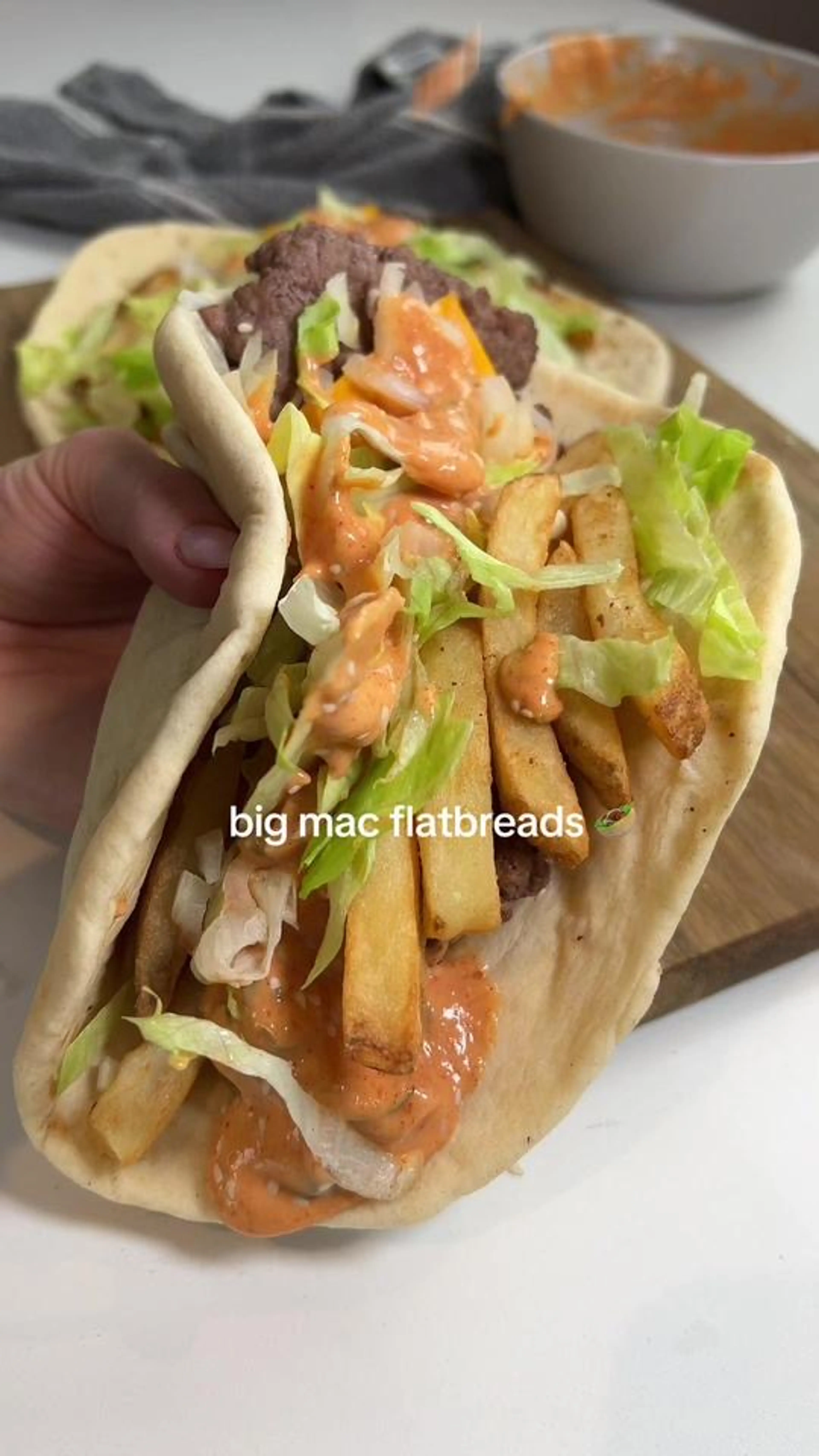 Big Mac Flatbreads