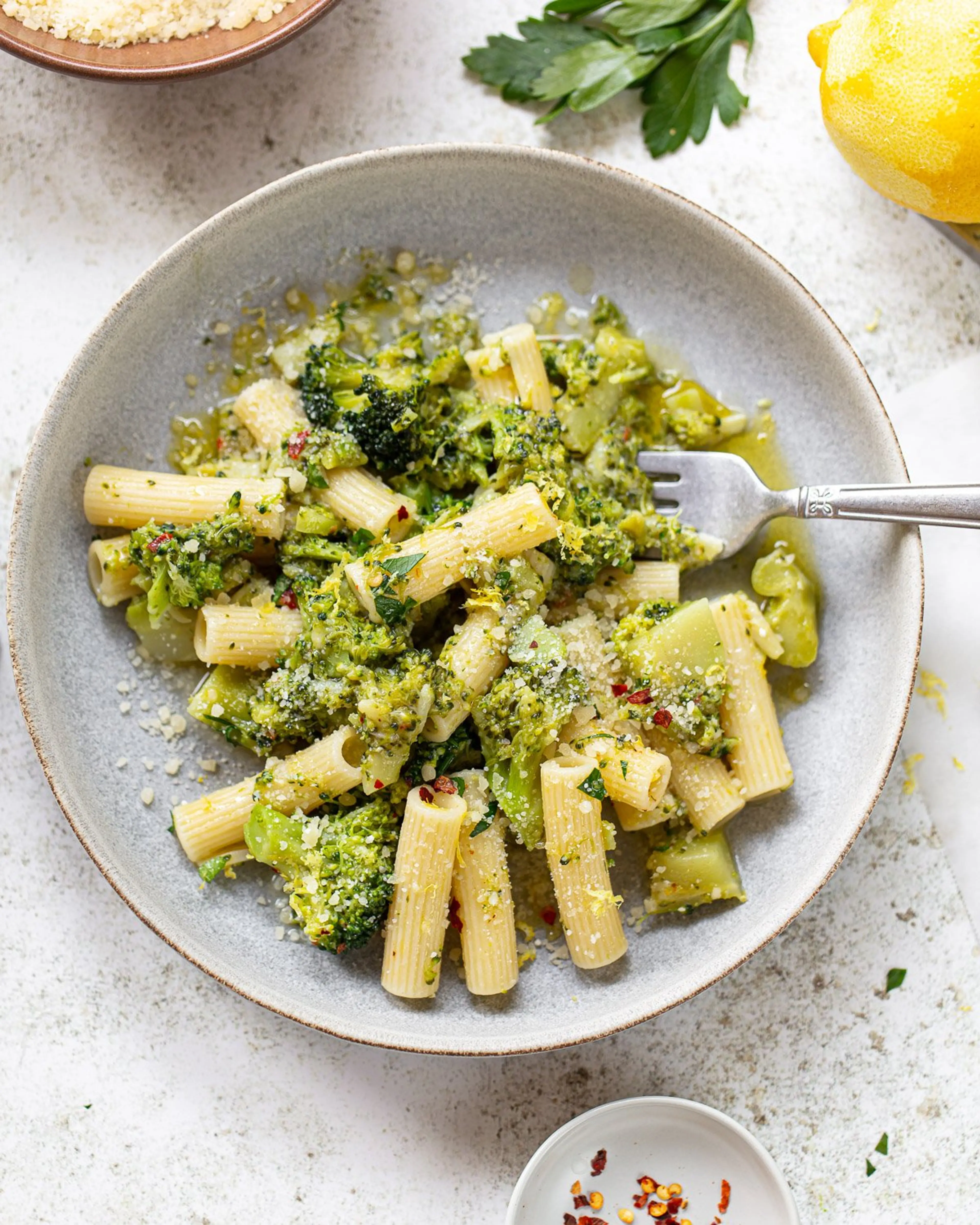 Broccoli Pasta with Parmesan Sauce (Nonna-Style)