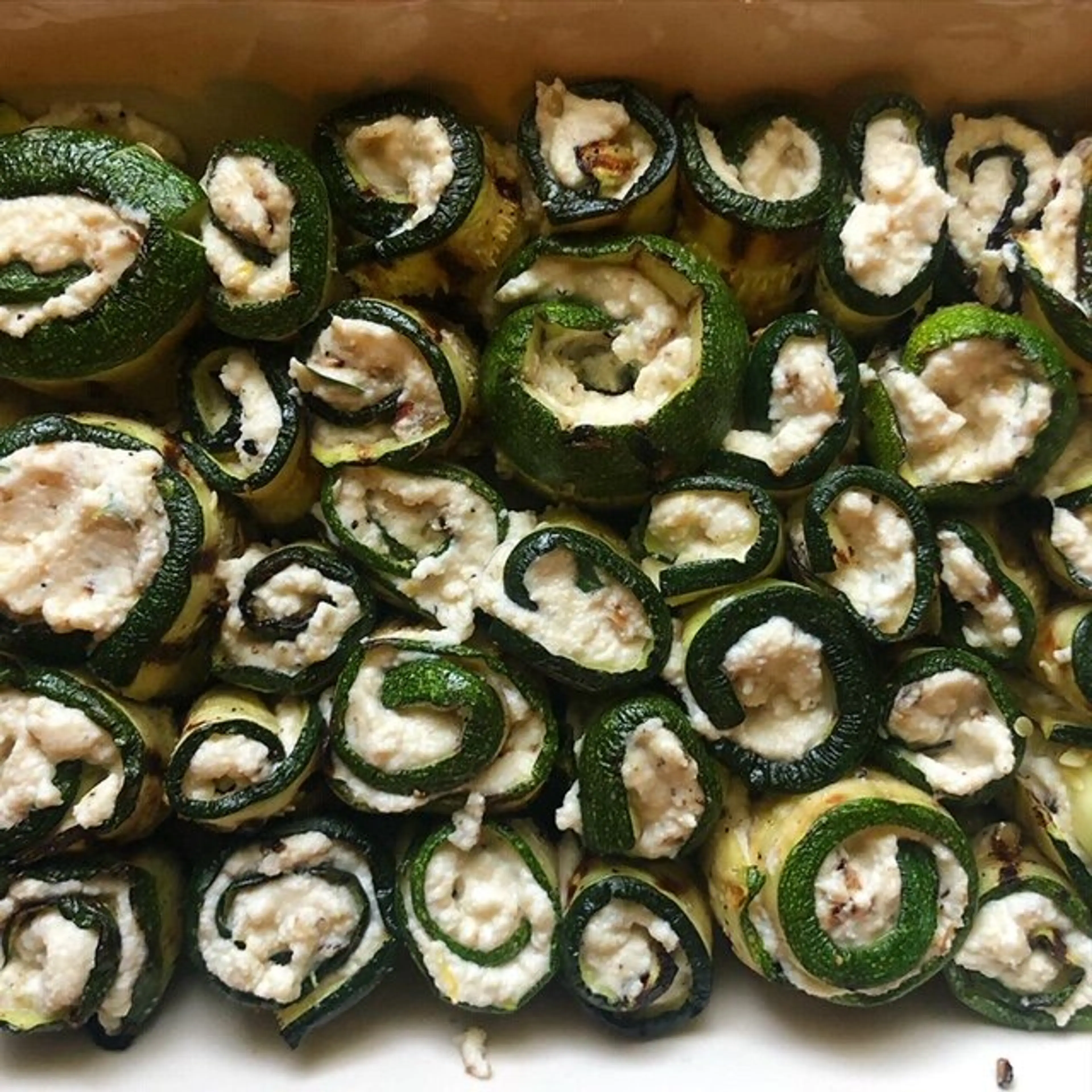Zucchini Involtini with Lemon and Ricotta