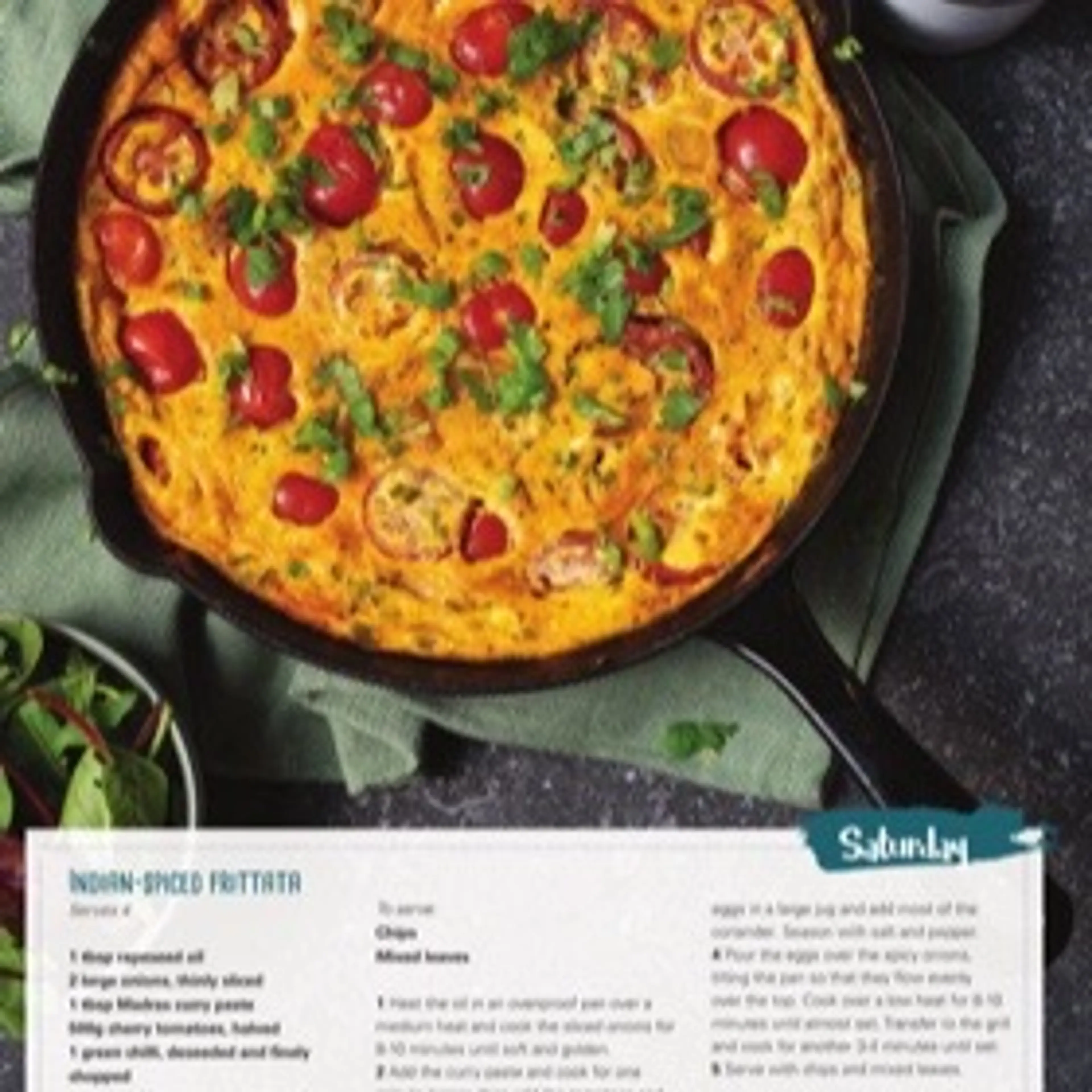 INDIAN-SPICED FRITTATA