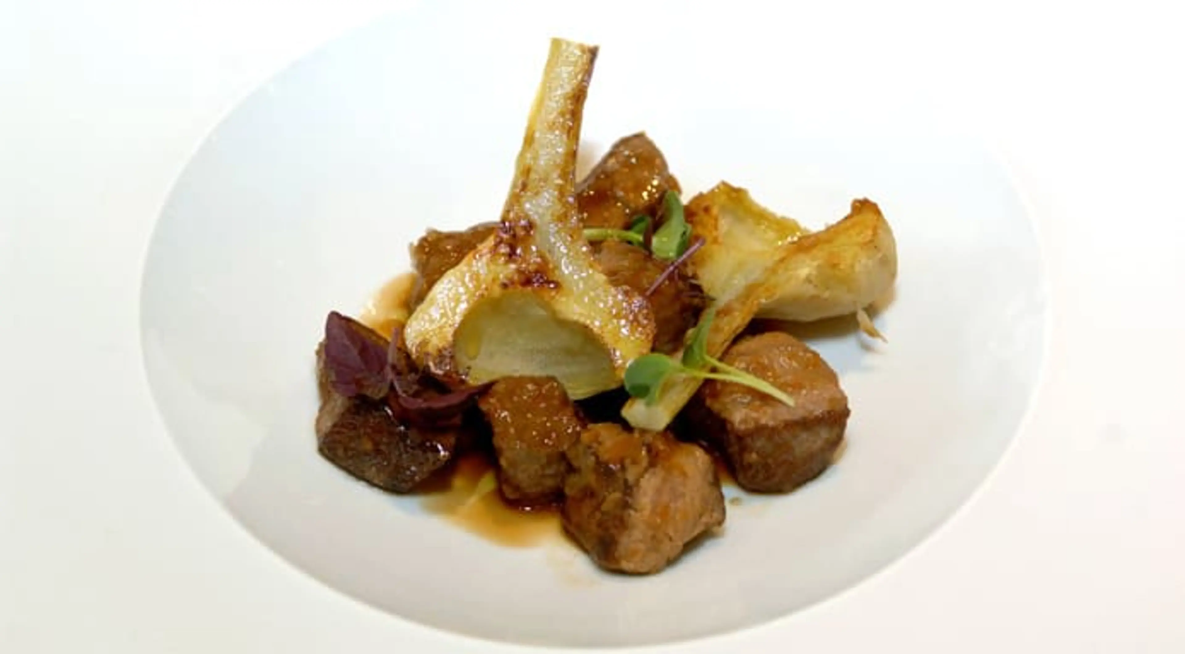 Ragu Sauce Made With Lamb Shoulder And Braised Artichokes by