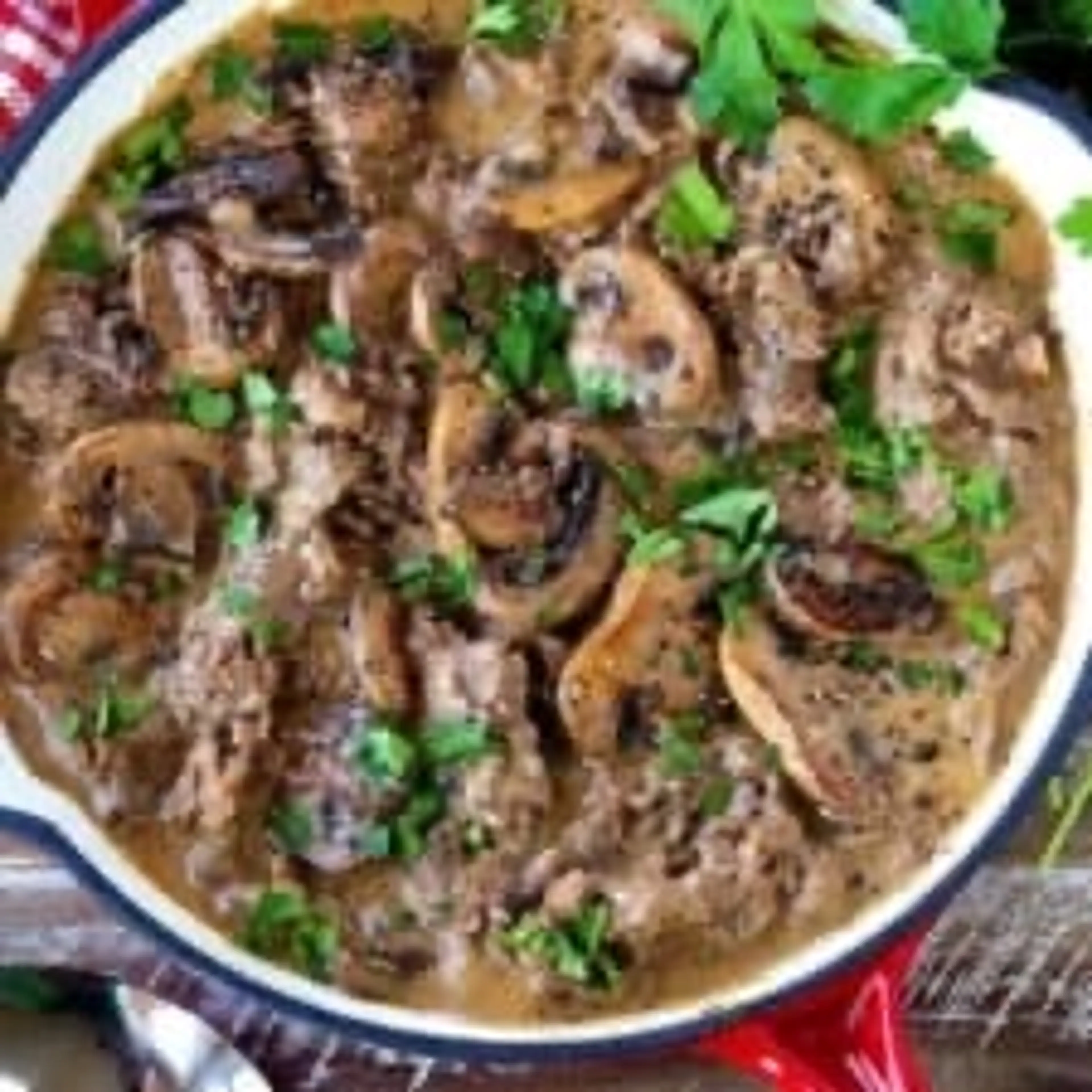 Skillet Beef Marsala