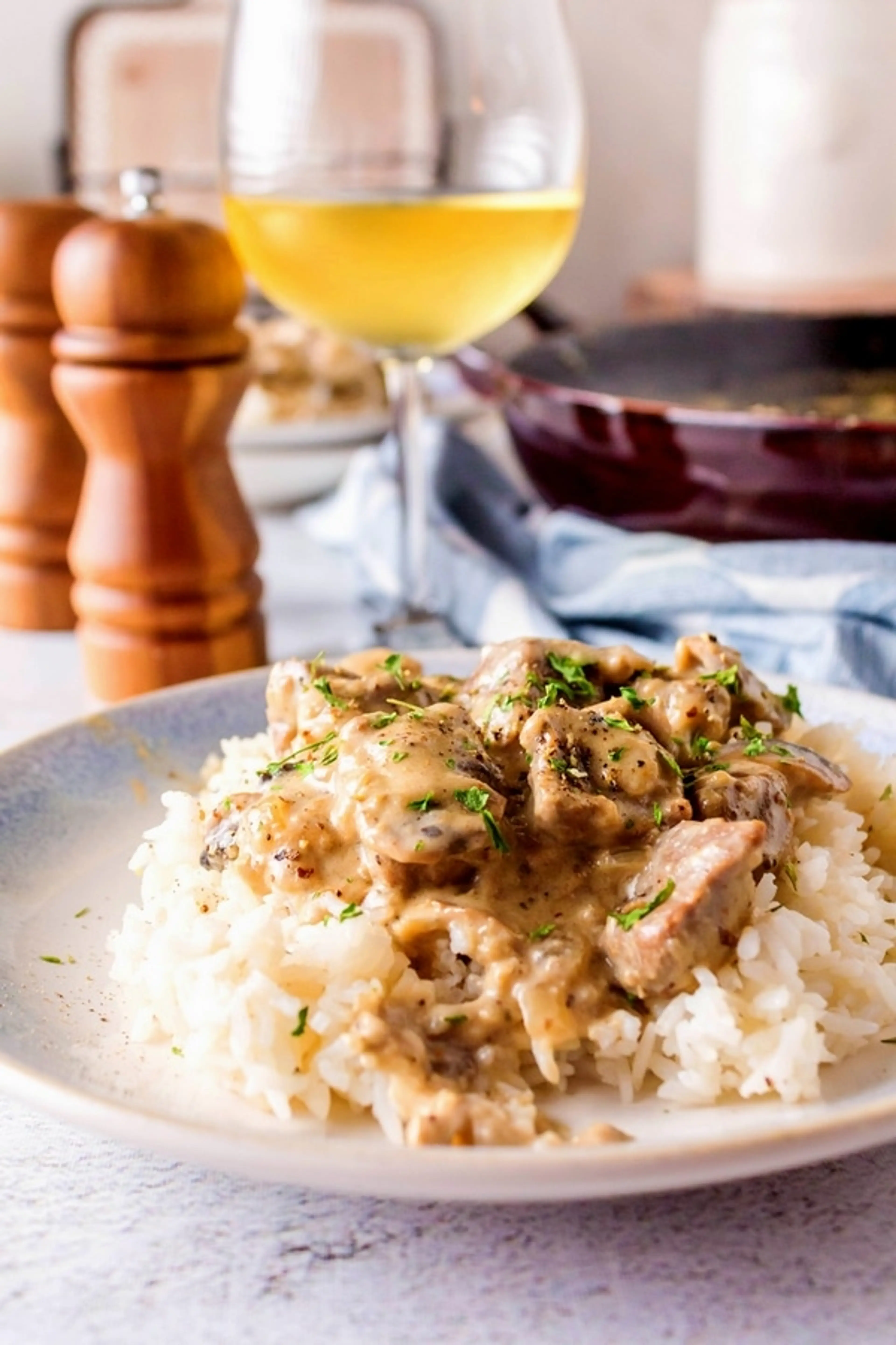 Creamy Beef Stroganoff