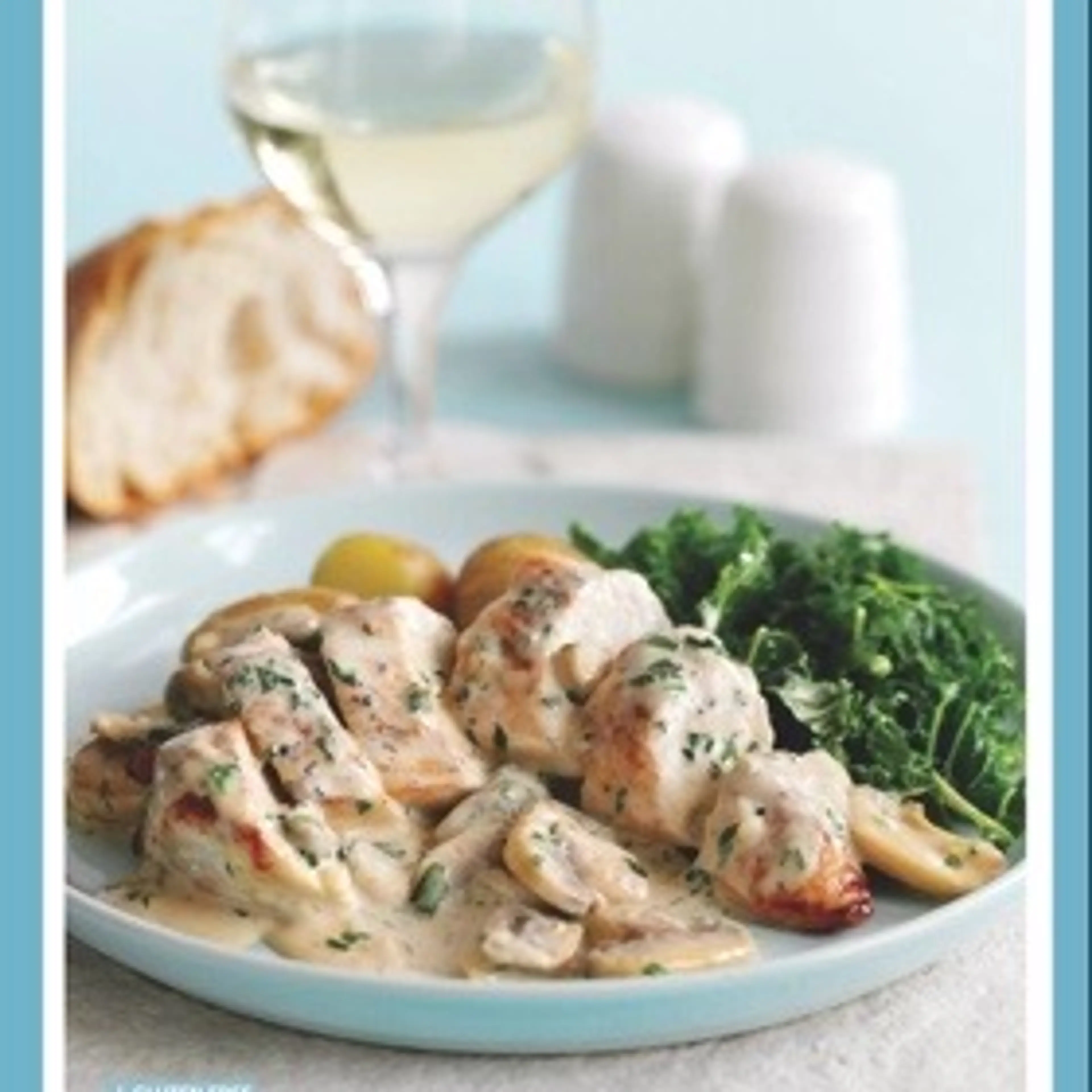 Chicken breasts with quick mushroom sauce