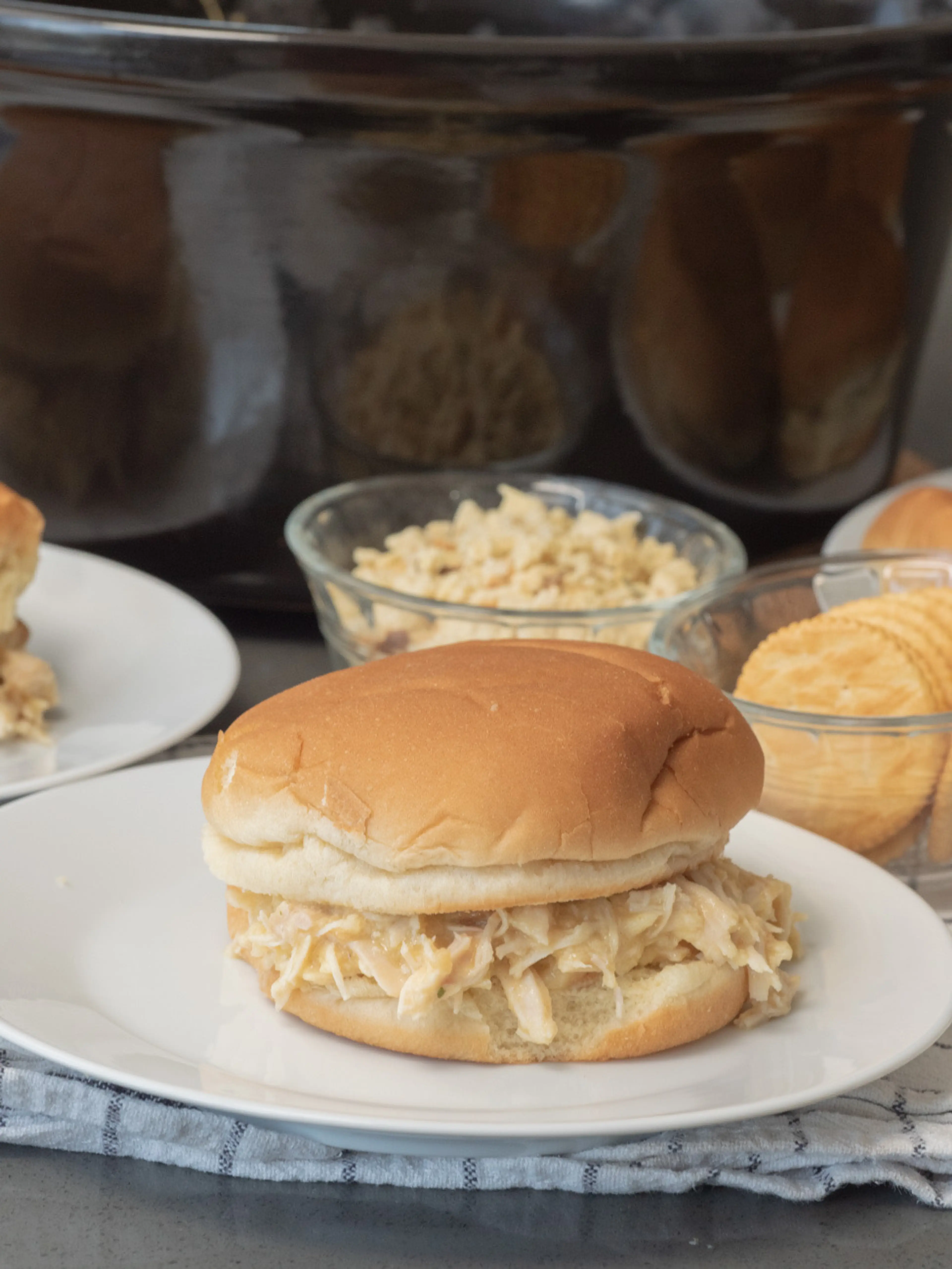 Ohio Shredded Chicken Sandwiches