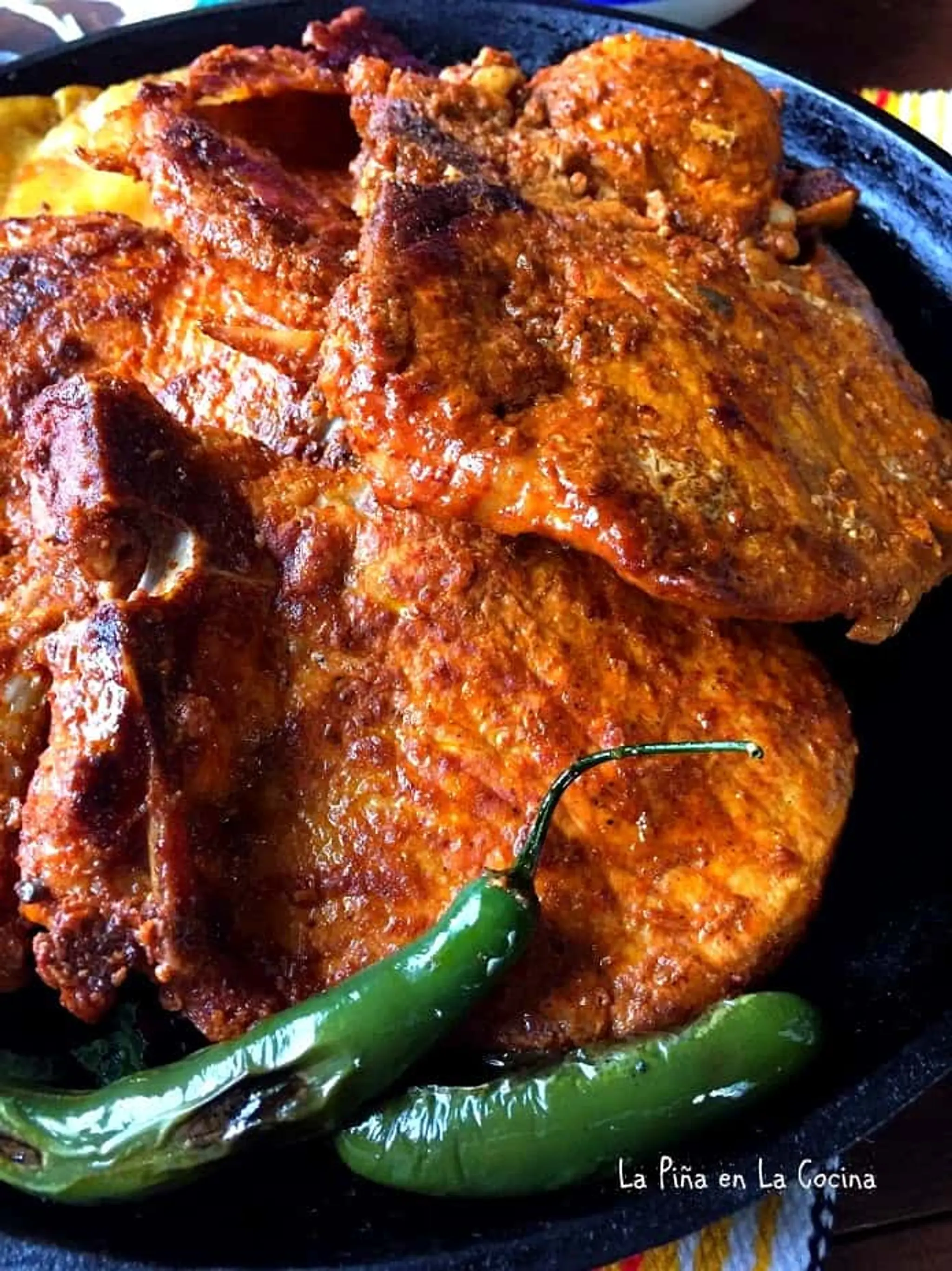 Chuletas al Pastor (Marinated Pork Chops)