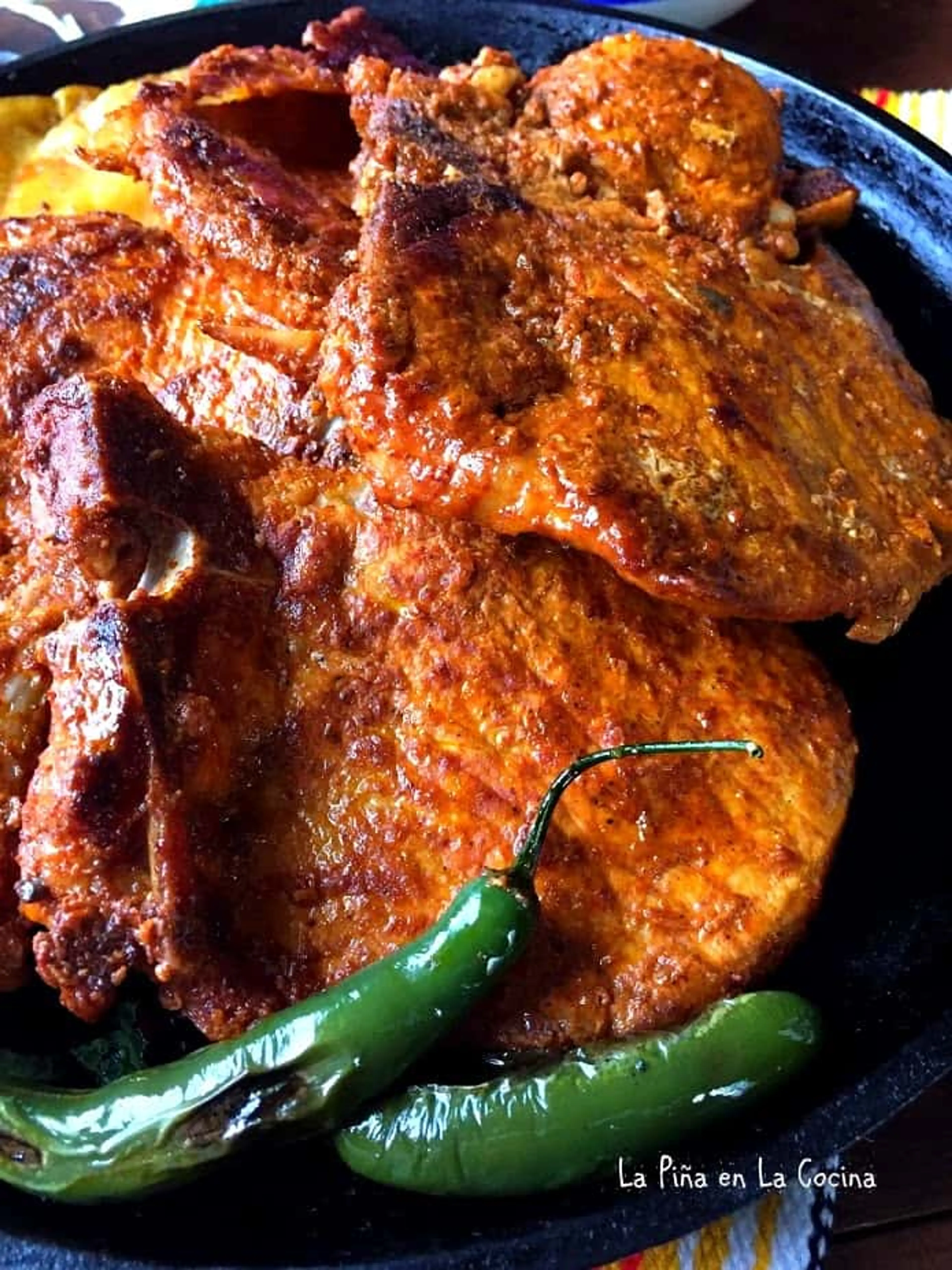 Chuletas al Pastor (Marinated Pork Chops)