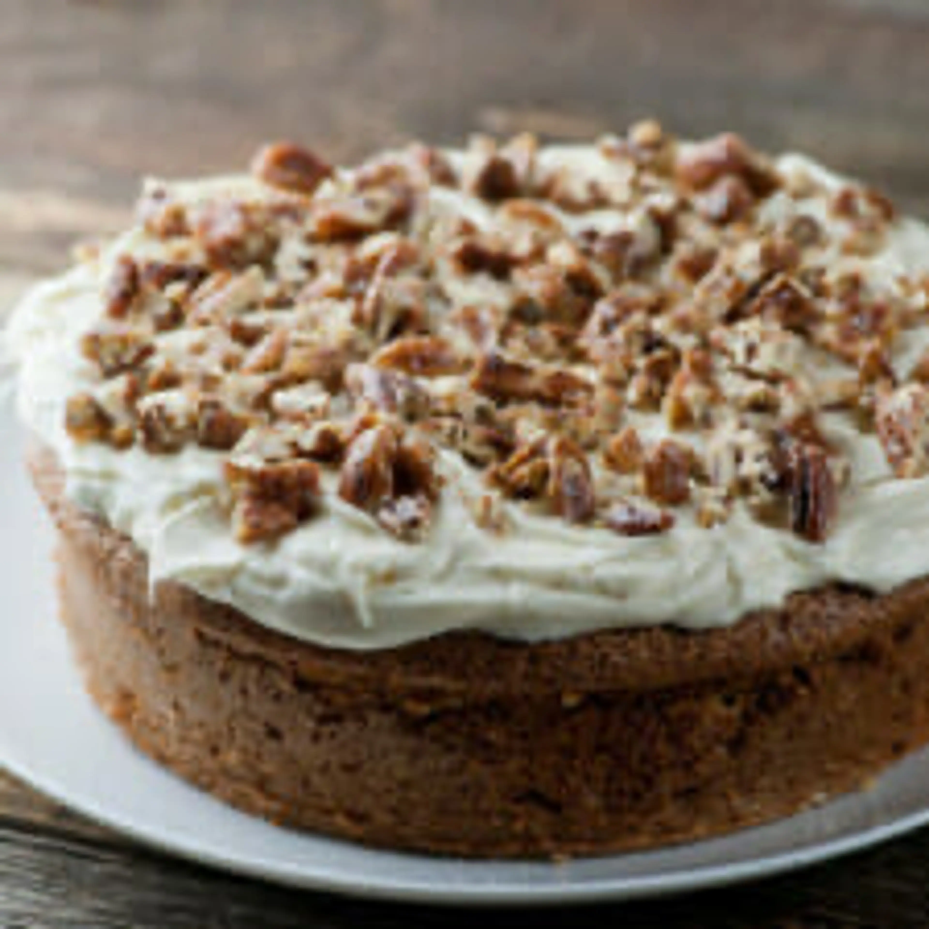 Banana Cake with Pecan Cream Cheese Frosting