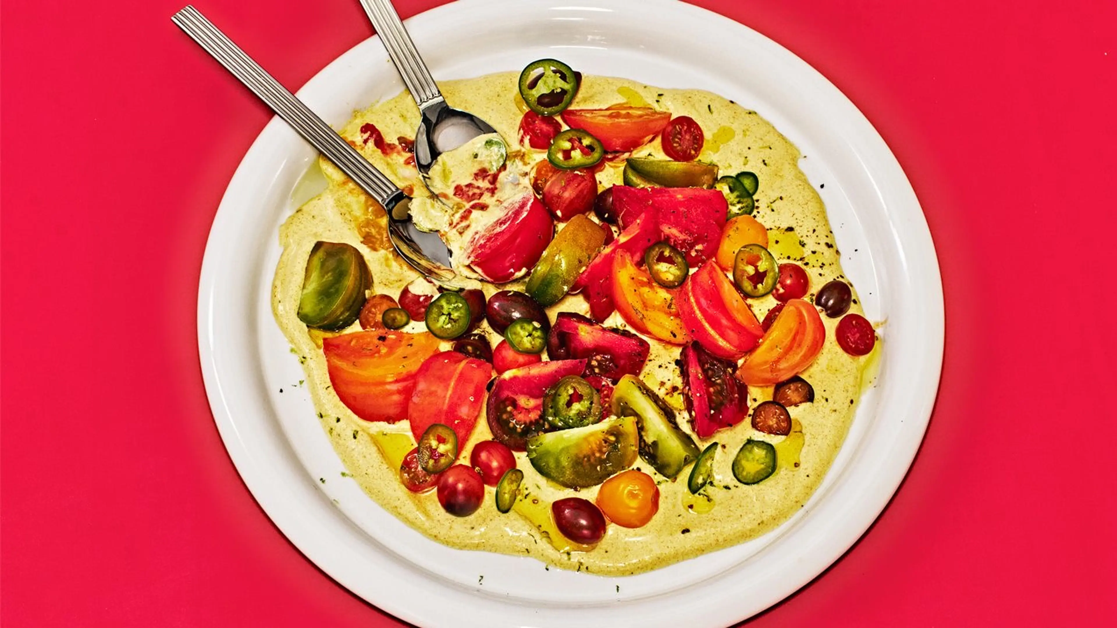 Tomatoes With Curry Yogurt