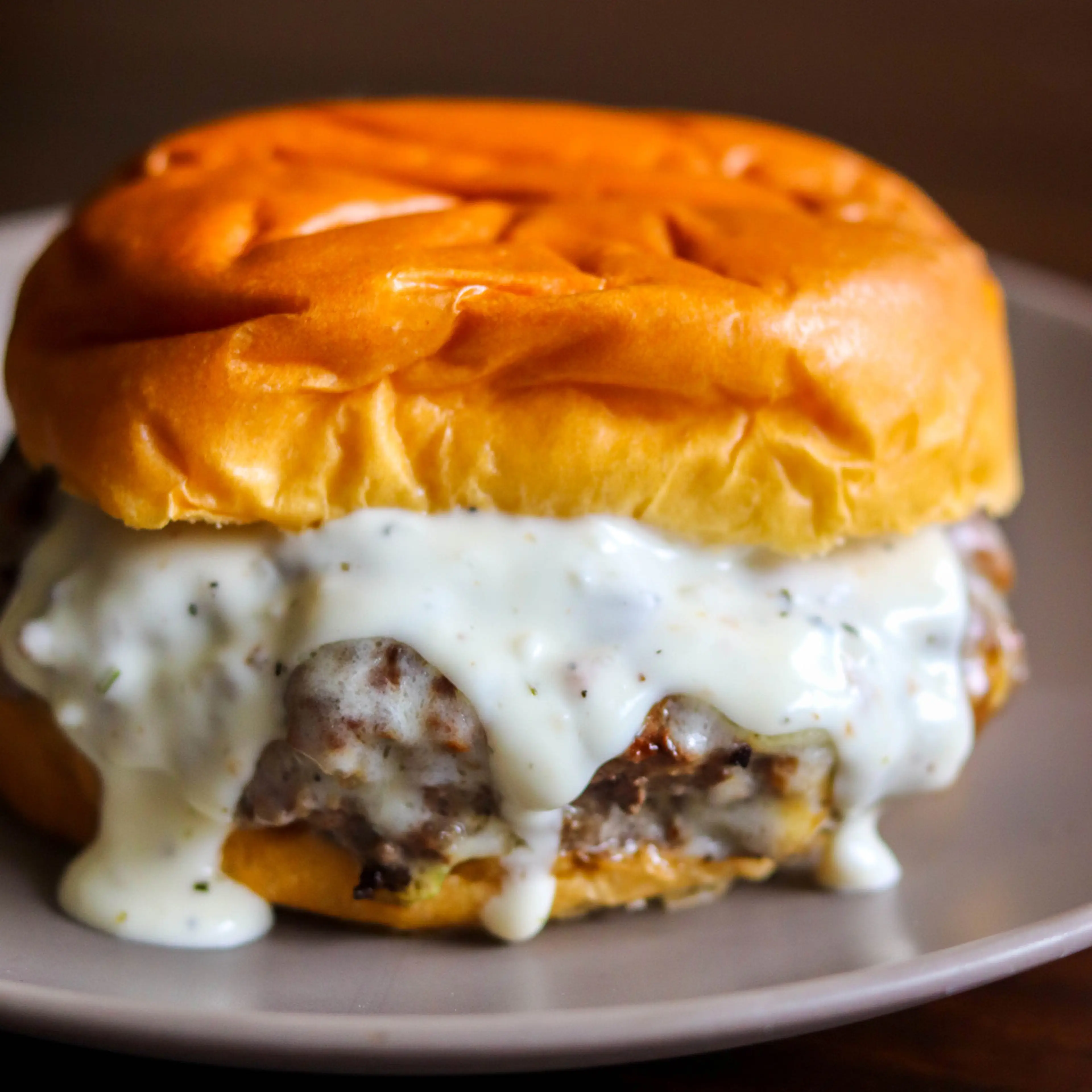 Garlic Overload Burgers with Creamy Garlic Burger Sauce