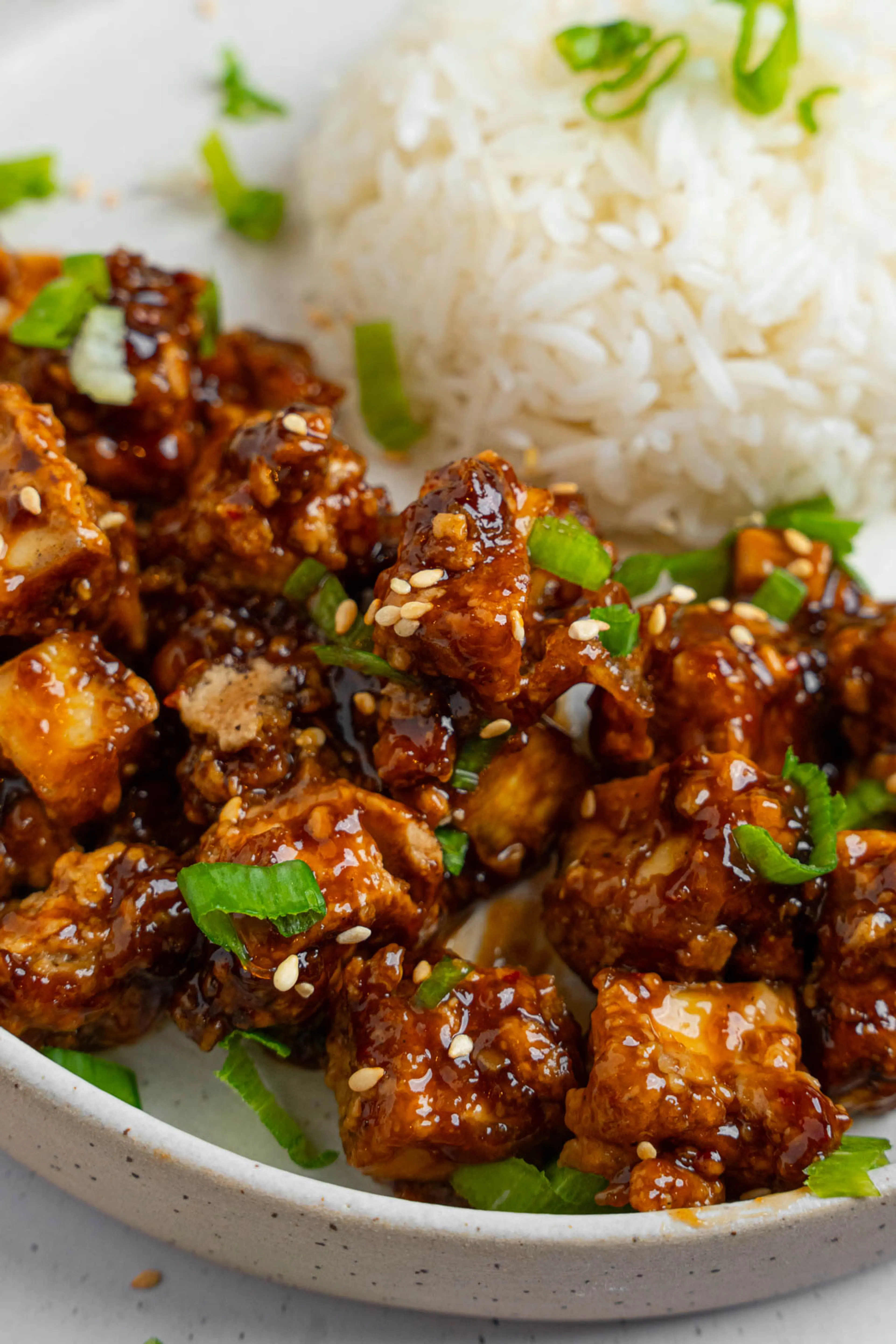 Honey Garlic Tofu