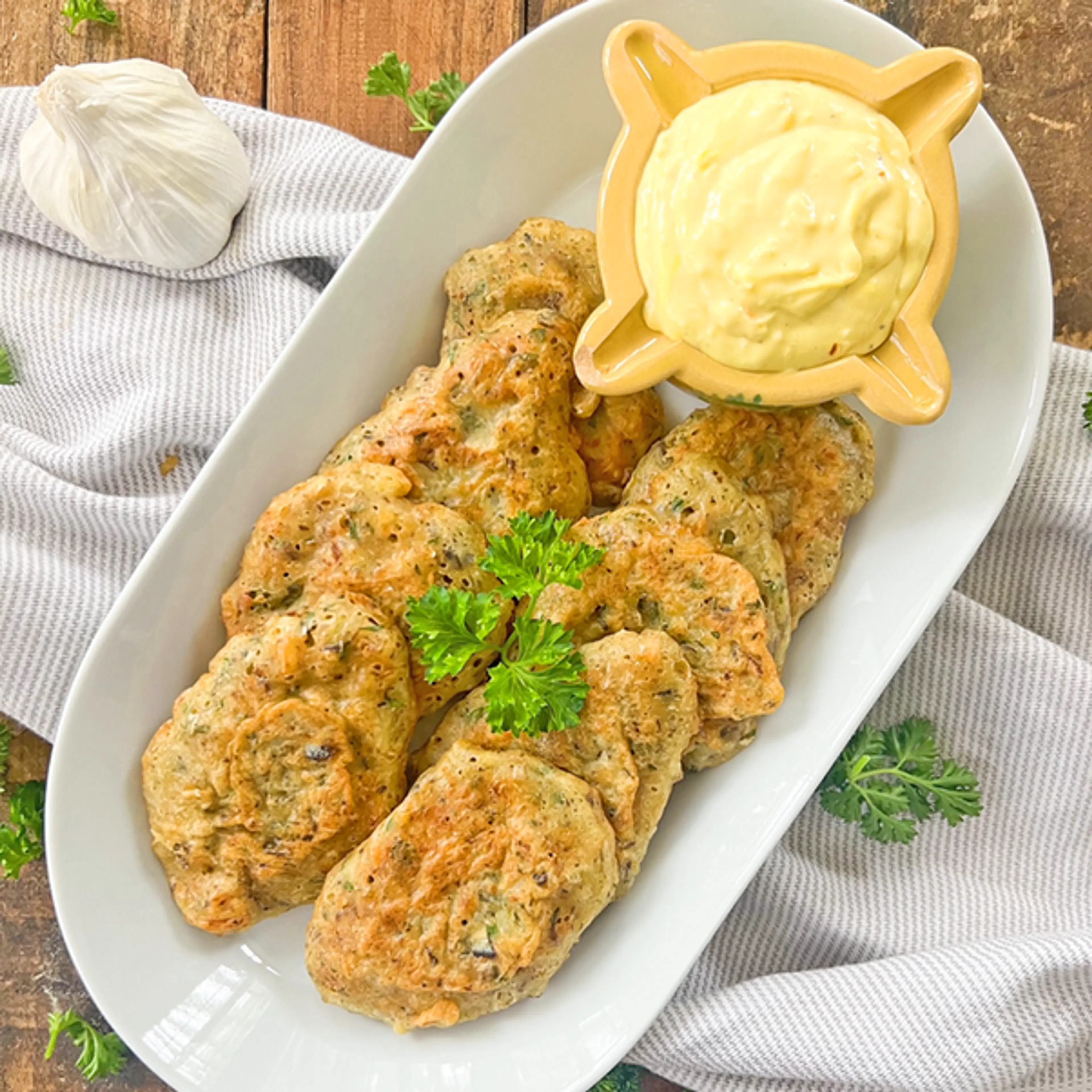 Spanish-Style Sardine Fritters | Tortitas de Sardinas