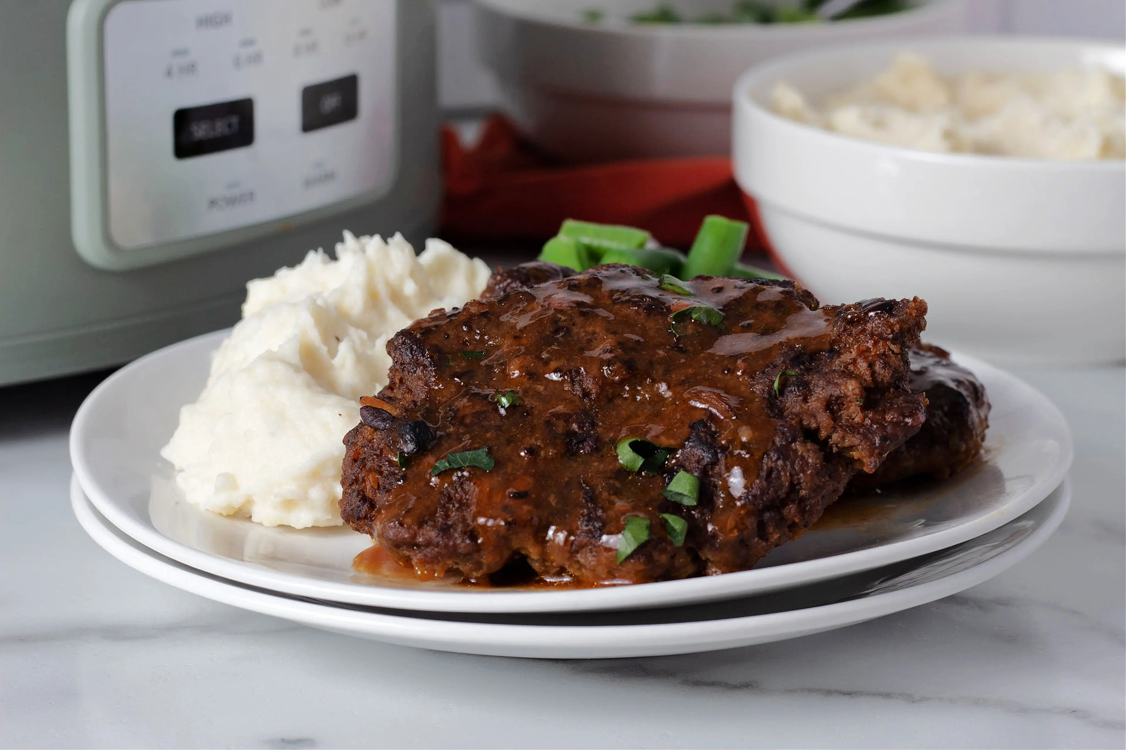 Slow Cooker Salisbury Steak