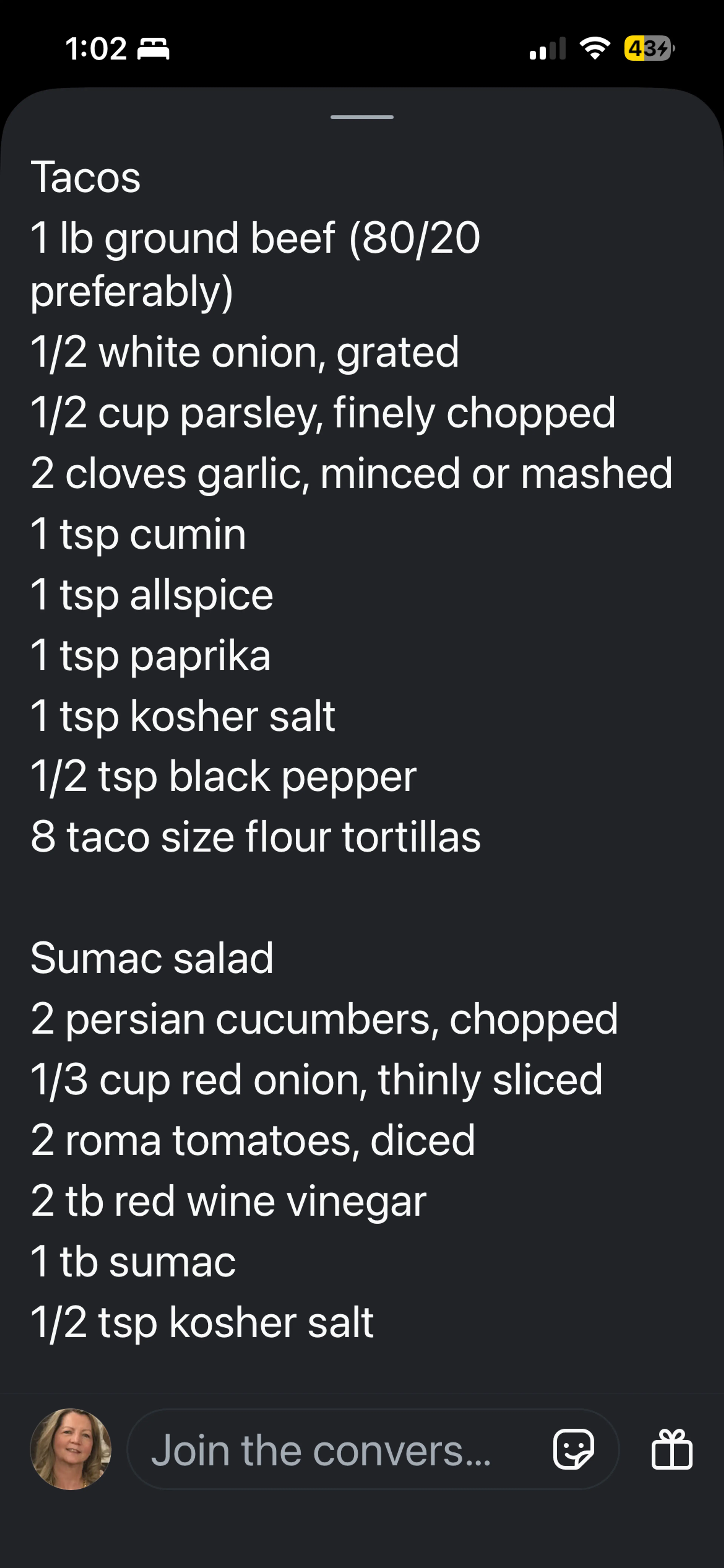 Mediterranean Smashed Tacos With Sumac Salad